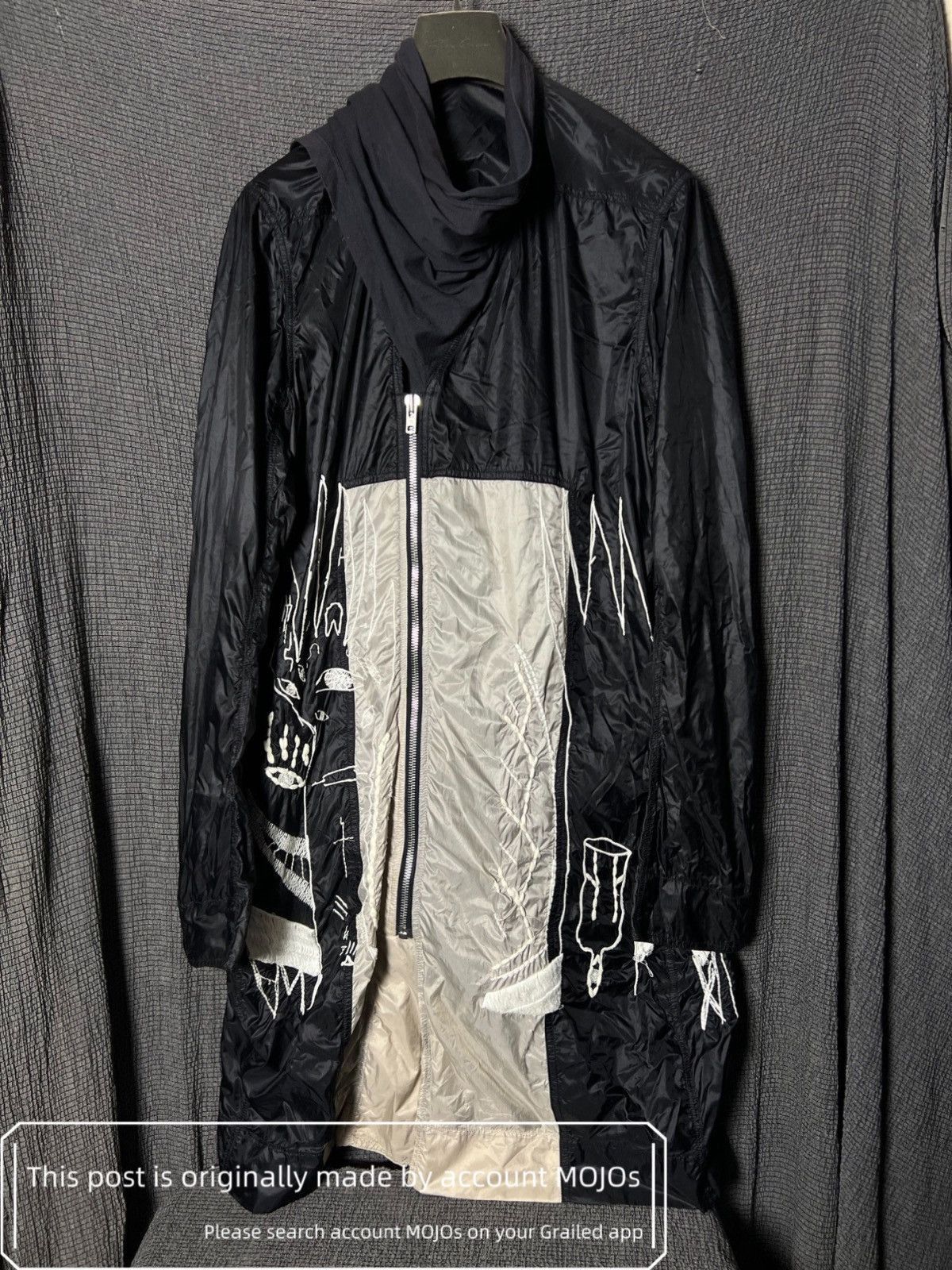 Rick Owens FW19 LARRY RUNWAY DRELLA PARKA NWT | Grailed