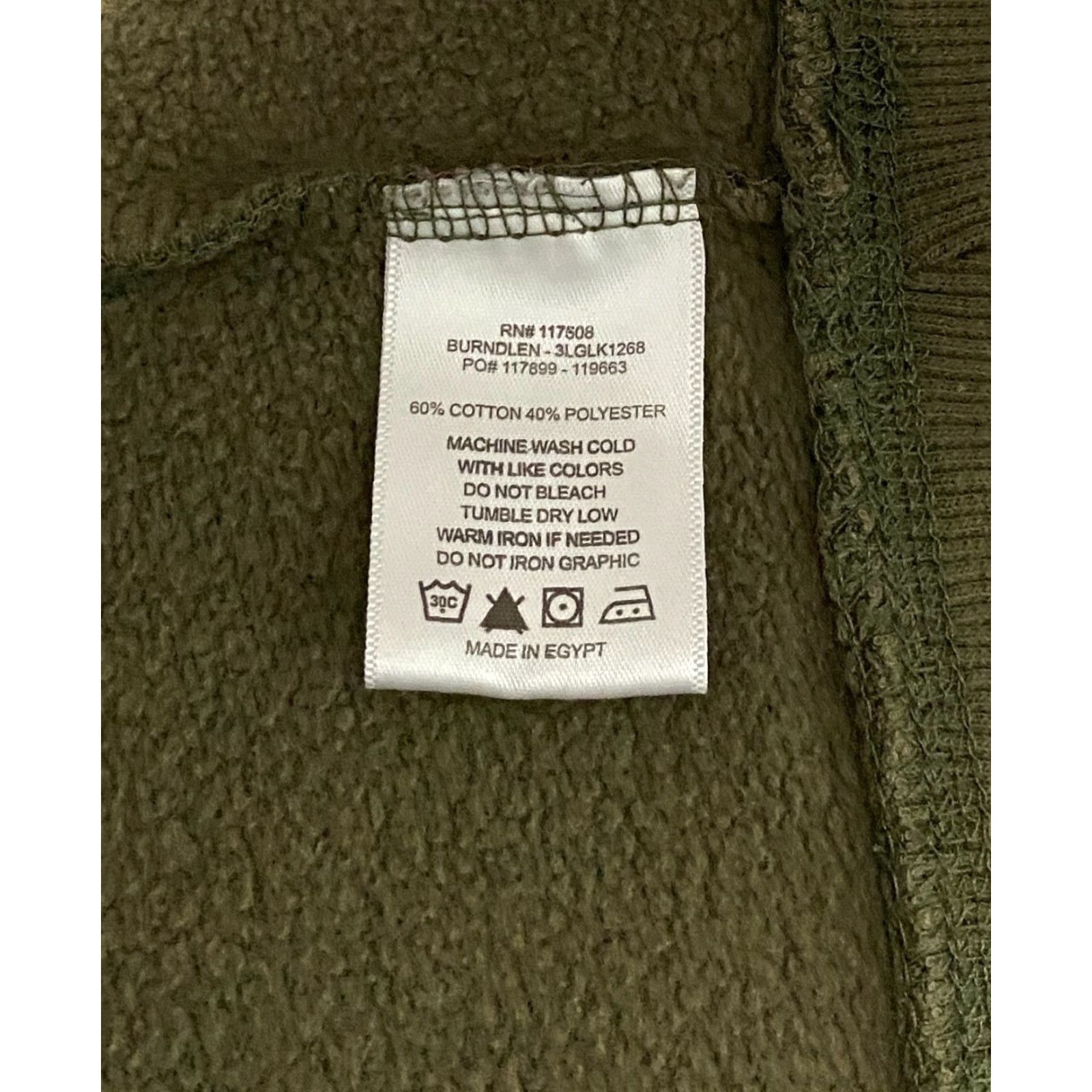 Levi's Levi's Hoodie Mens Size S Green Logo Pocket Crew Neck Long Sleeve Pullover Sweatshirt Regular Fit Size US S / EU 44-46 / 1 - 5 Thumbnail