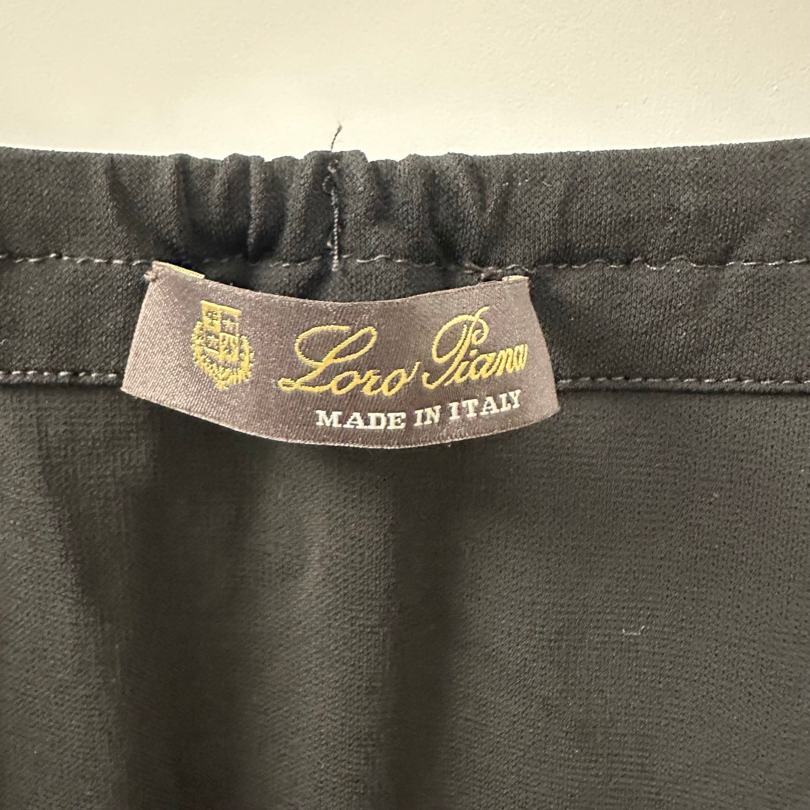 Loro Piana $1600 Value Loro Piana Clio Crepe Jersey Blouse Size XL / US 12-14 / IT 48-50 - 3 Thumbnail