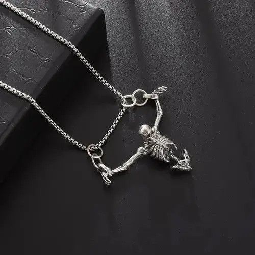 Japanese Brand × Vintage Plated Captivity Skull Pendant Size ONE SIZE - 3 Thumbnail