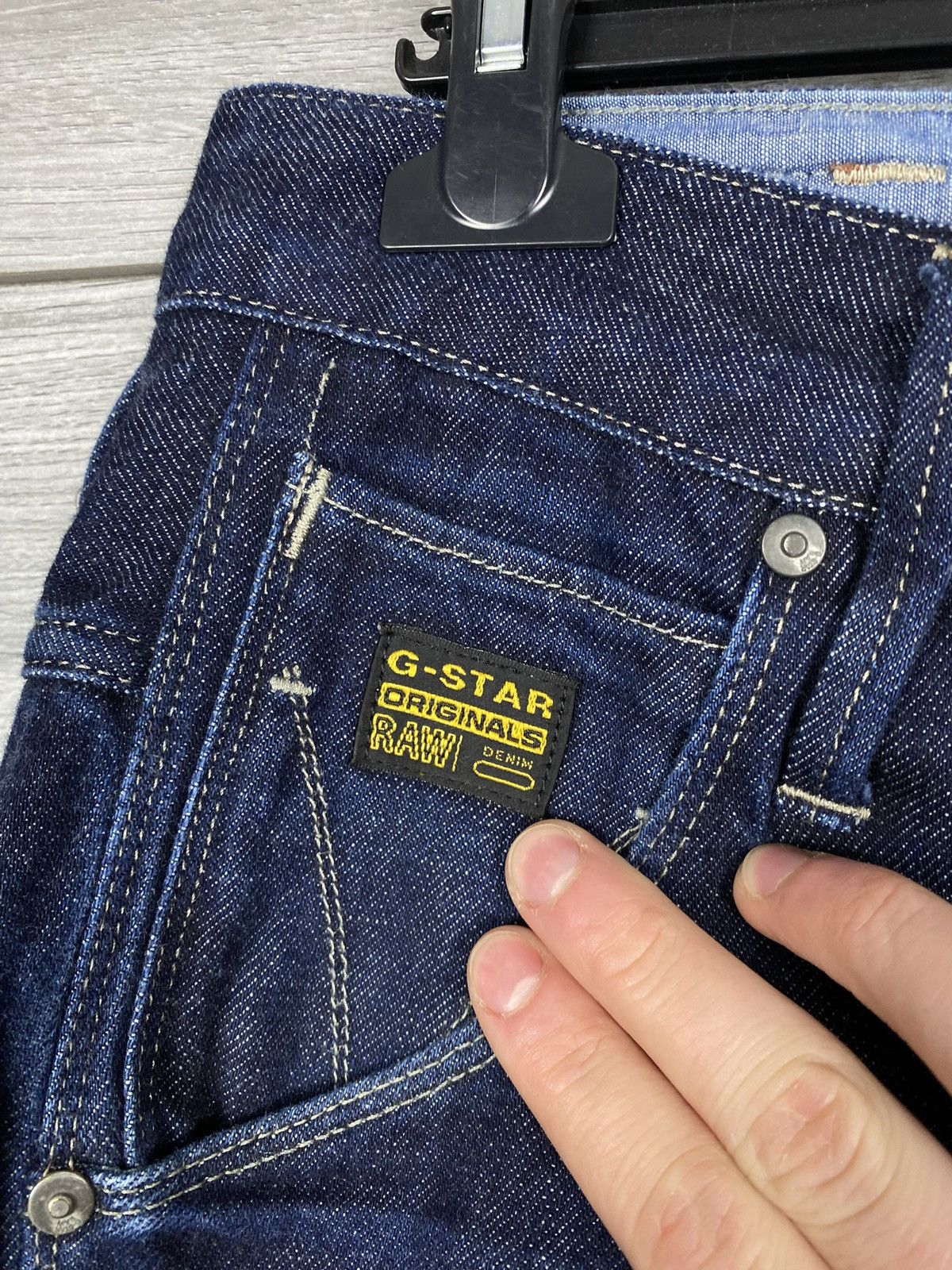 G-Star Mens G-Star Raw 3D Dimension Tapered Denim Flared Pants Size US 34 / EU 50 - 10 Thumbnail
