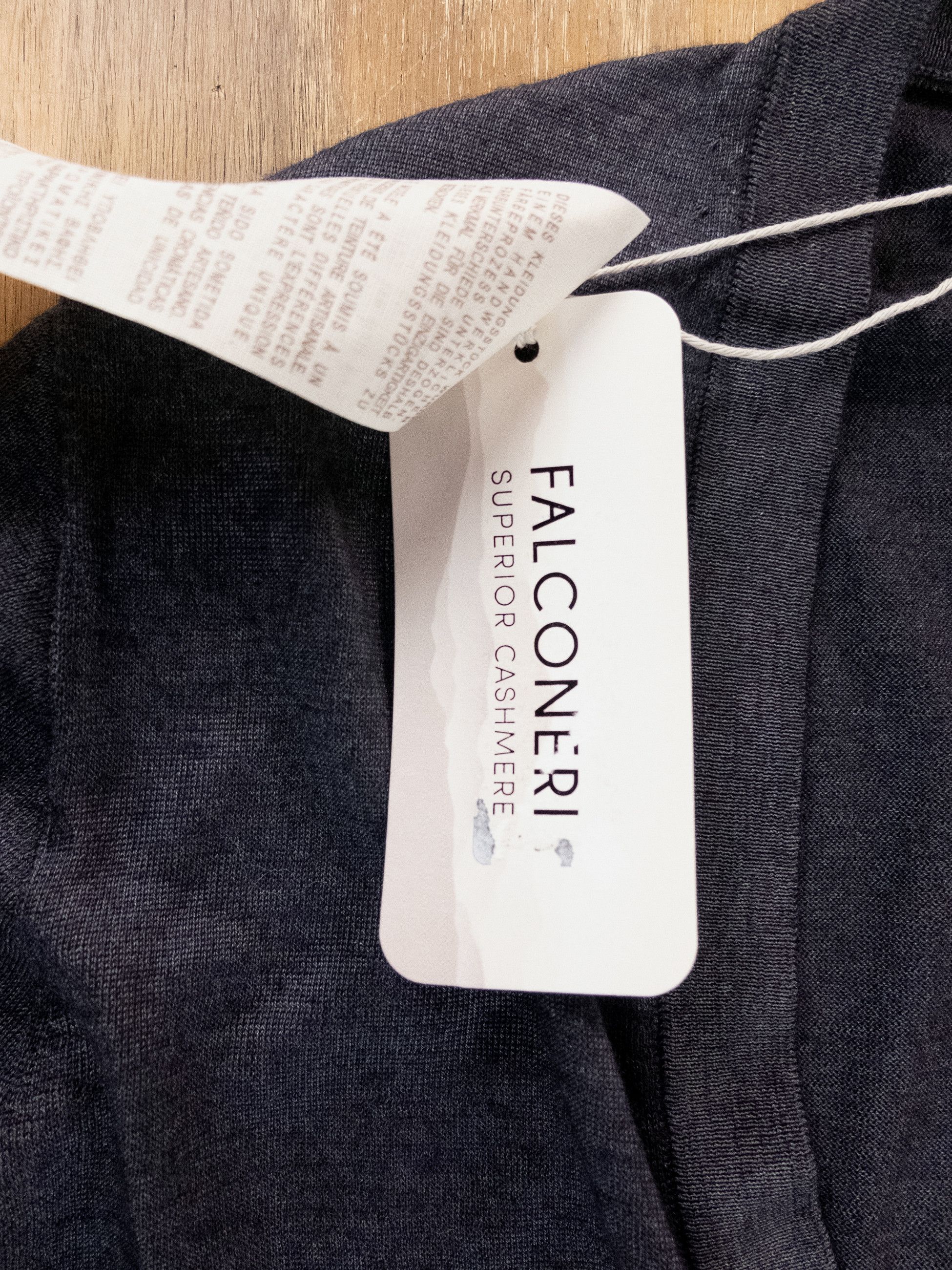 Other FALCONERI gray lightweight cashmere cardigan Large q Size US L / EU 52-54 / 3 - 5 Thumbnail