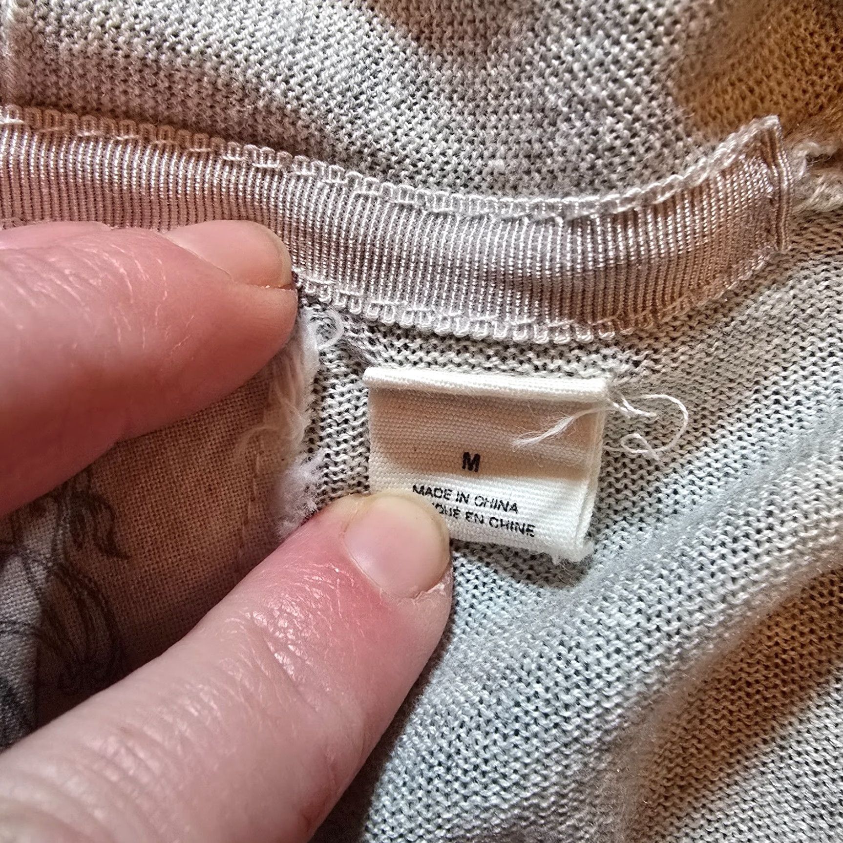 Anthropologie Anthropologie Sweater Womens M Beige Cardigan Open Cotton Silk Long Sleeve Solid Bohemian Classic Fall Spring Winter Size M / US 6-8 / IT 42-44 - 4 Thumbnail