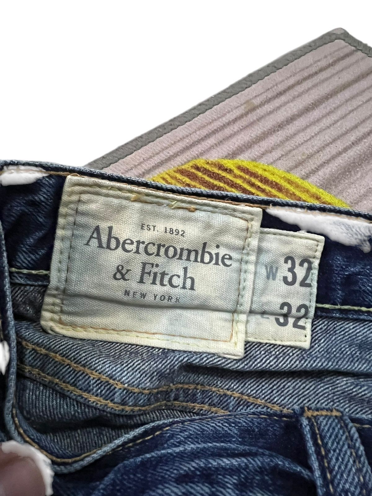 Abercrombie & Fitch × If Six Was Nine × Seditionaries ABERCROMBIE & FITCH FLARE PAINTER DENIM RARE Size US 33 - 12 Thumbnail