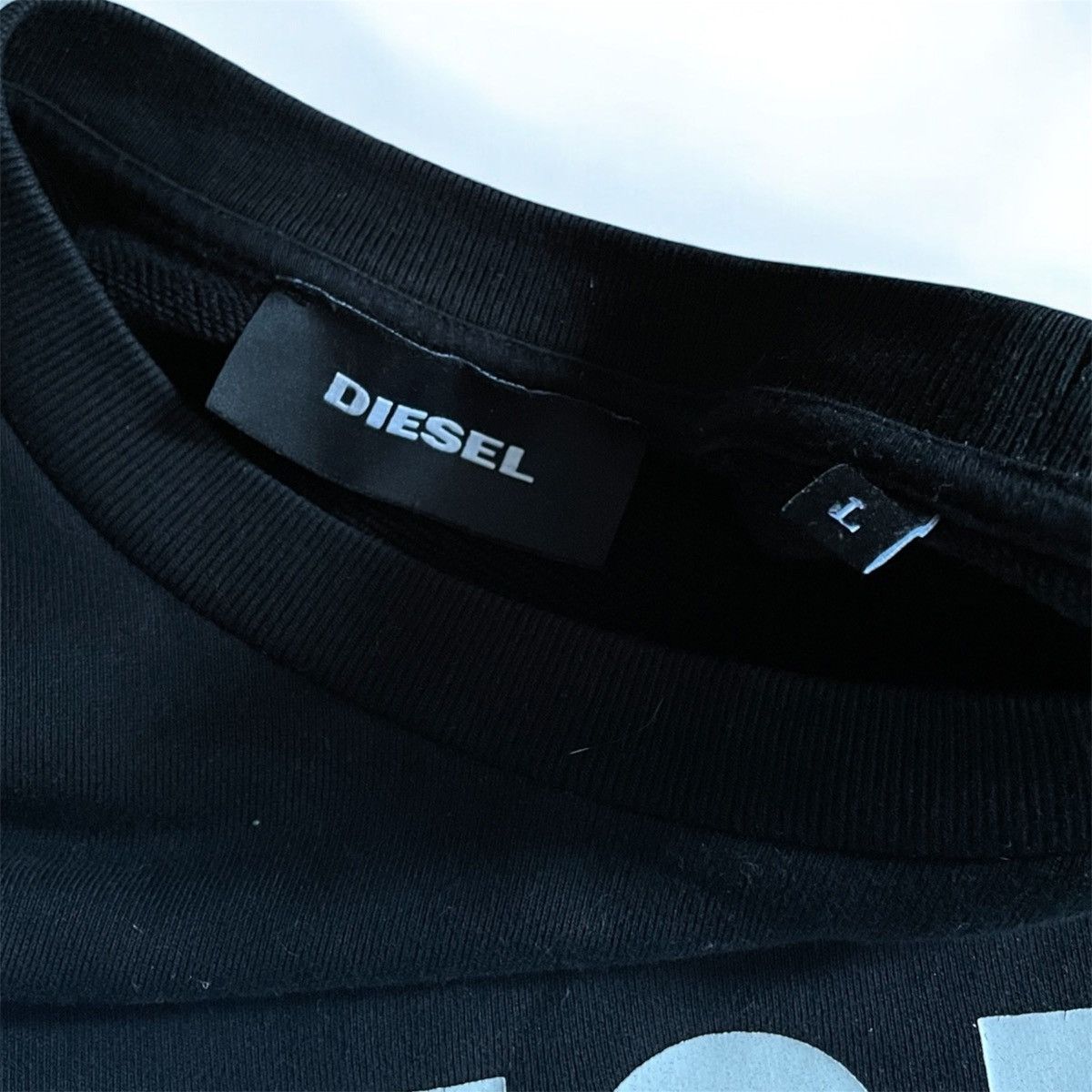 Diesel × Vintage Vintage Diesel Sweatshirt Big Logo Y2K Style Archive rare Size US L / EU 52-54 / 3 - 3 Thumbnail