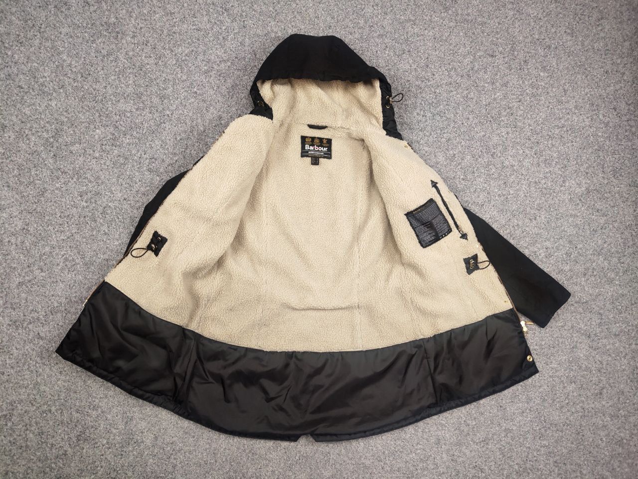 Barbour Barbour International flywheel Parka Waxed Coat Fur Jacket Size M / US 6-8 / IT 42-44 - 10 Thumbnail