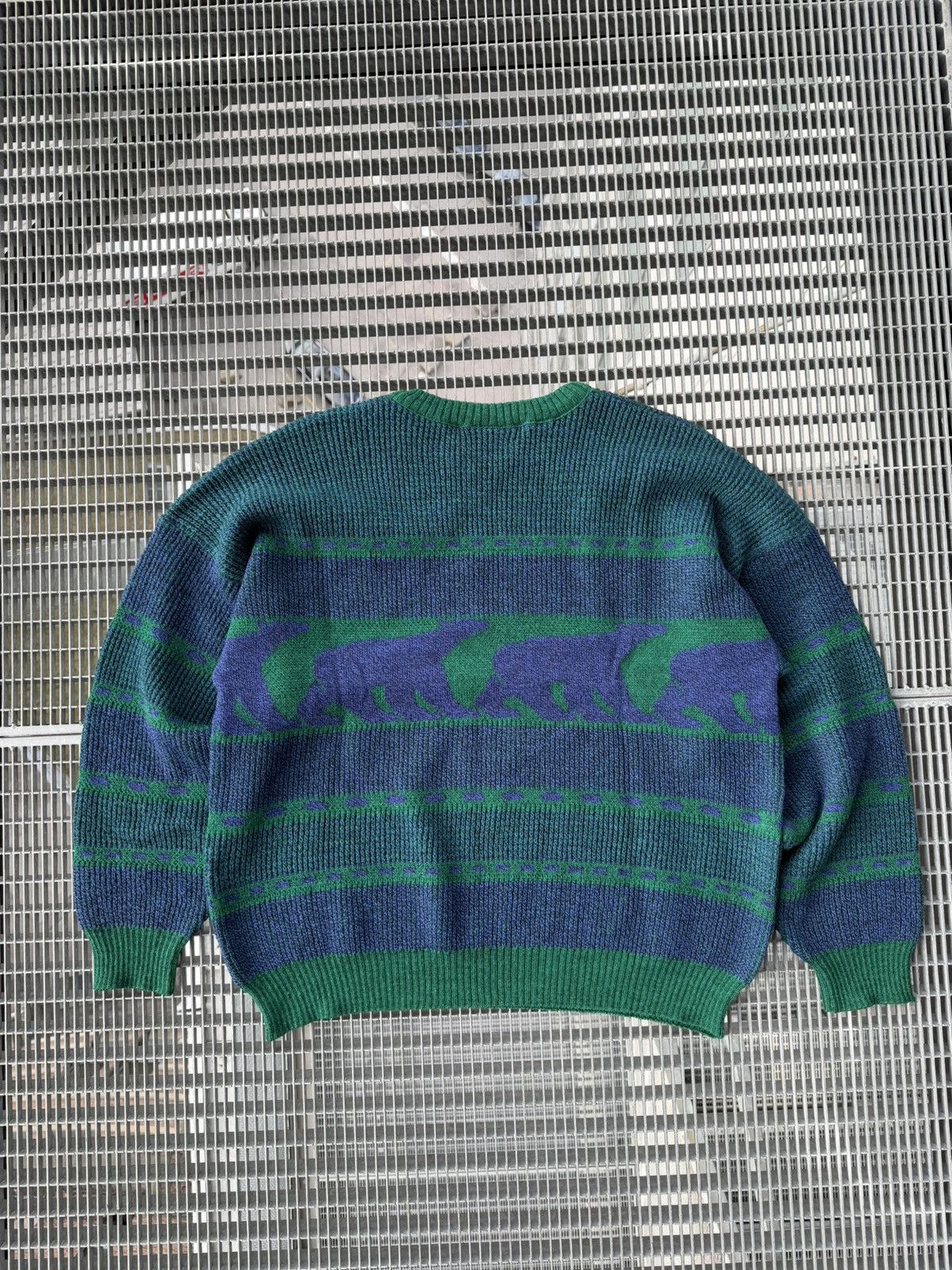 Lacoste Vintage Lacoste Bear Logo Y2K Streetwear Knitted Sweater Size US XXL / EU 58 / 5 - 13 Thumbnail