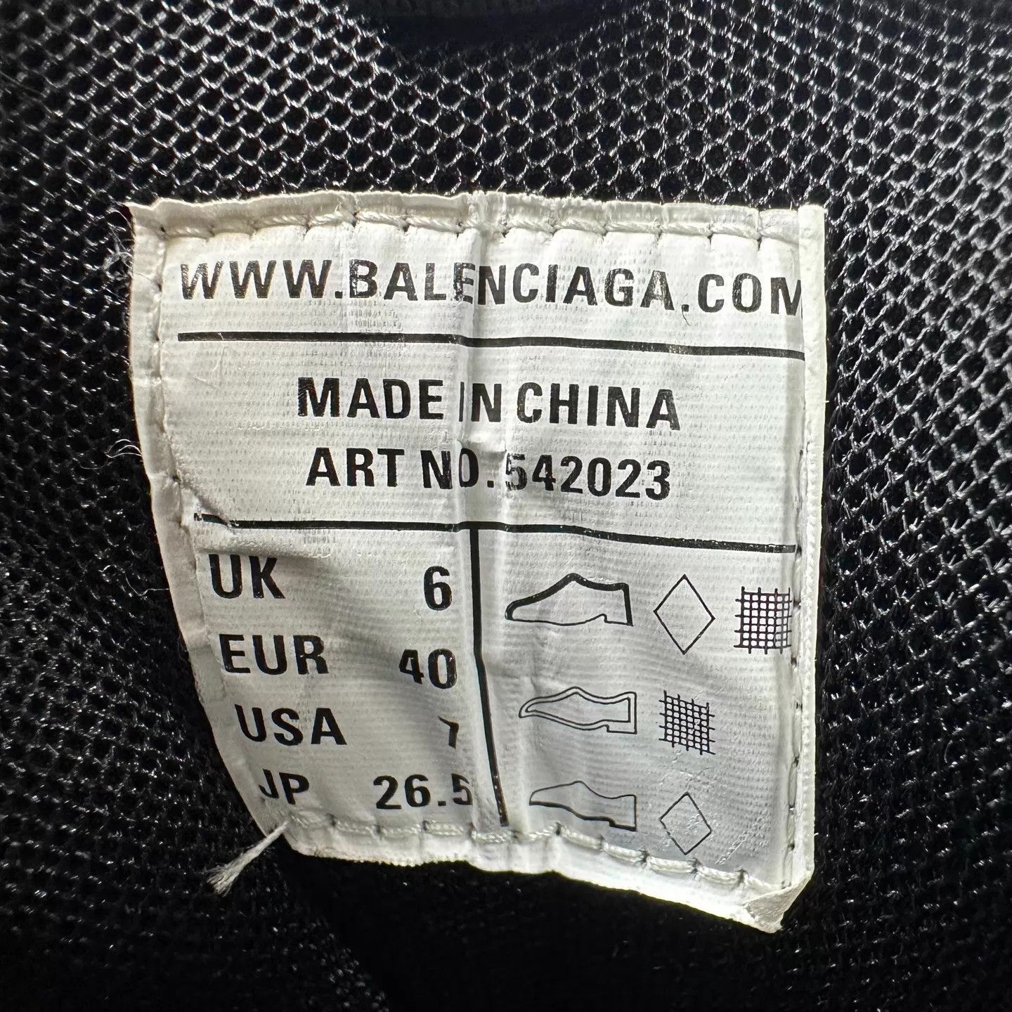 Balenciaga Balenciaga Track 1.0 Black/Red 40 (Excellent Condition) Size US 7 / EU 40 - 8 Thumbnail