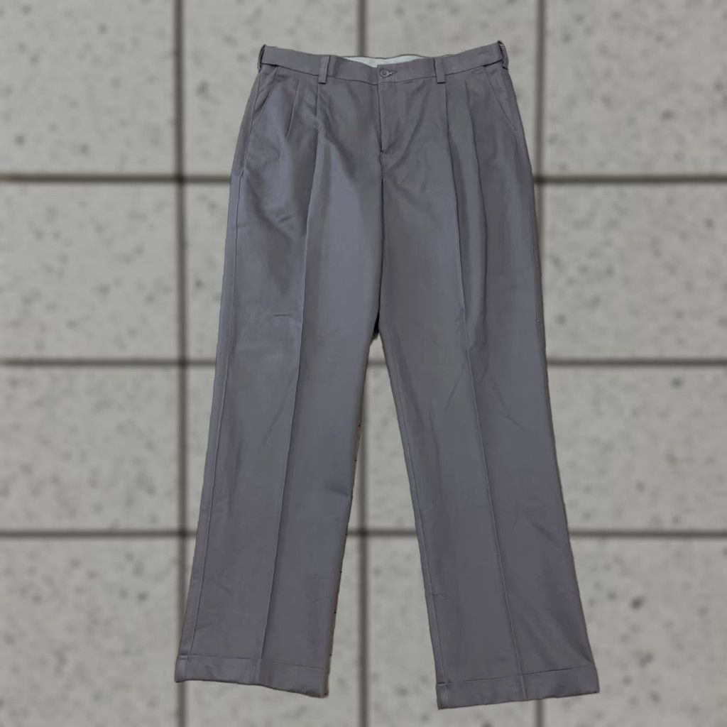 Vintage Cabela's Chino Pants Men 38x34 Brown AccuWaist Pleated Front Straight Twill NEW Size US 38 / EU 54 - 1 Thumbnail