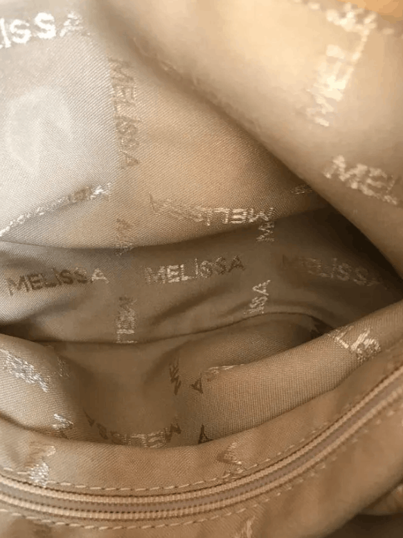 Melissa 90s Vintage Cream Beige Leather handbag by Melissa Size ONE SIZE - 7 Thumbnail