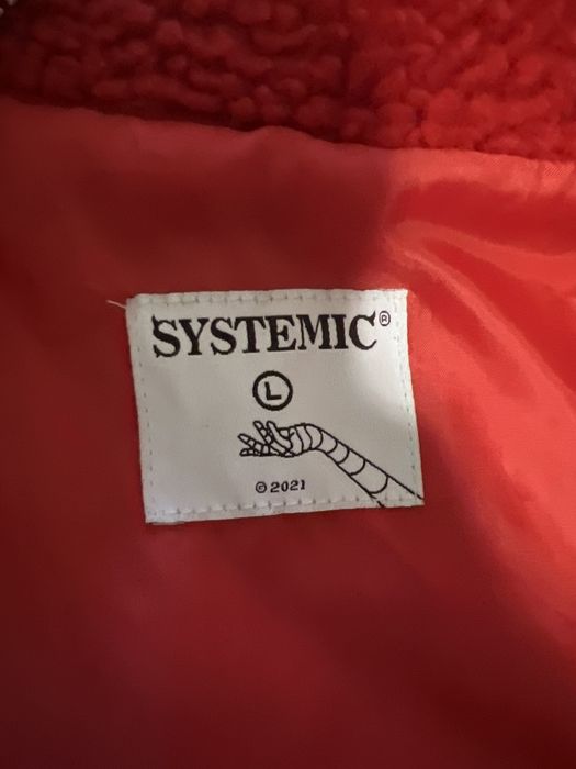 Rare Systemic Teddy Fleece Red | Grailed