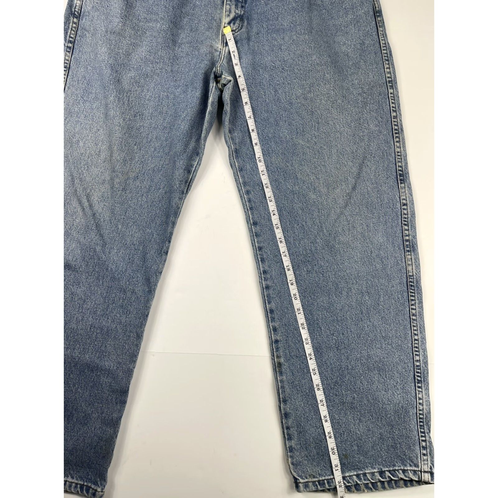 Harley Davidson VINTAGE Harley-Davidson Jeans Denim Mens 40x30 Blue Light Wash 90s Bootcut Regular Inseam 30 Men’s Size US 40 / EU 56 - 6 Thumbnail