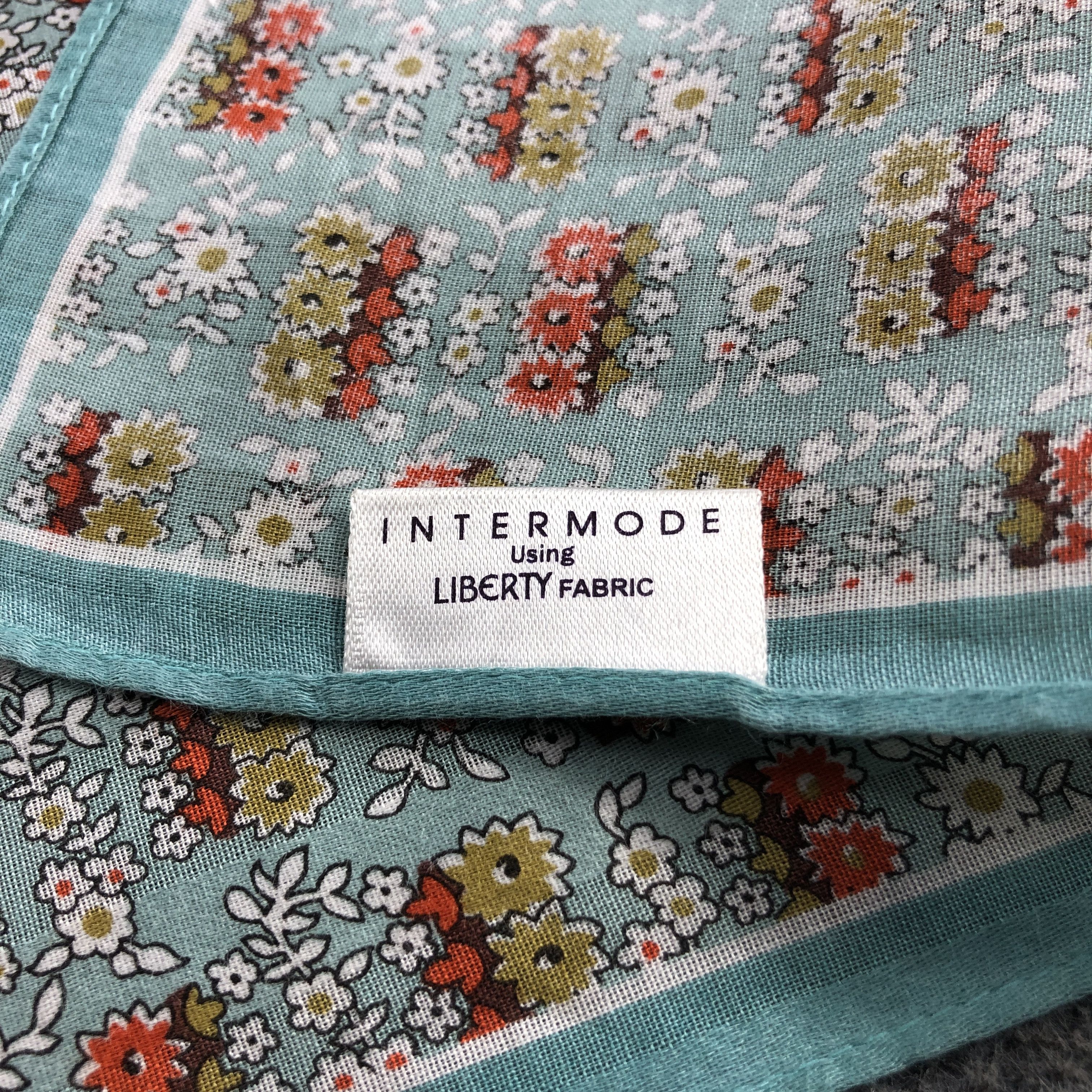 Liberty × Vintage Intermode Liberty Handkerchief Neckerchief Bandana H2663 Size ONE SIZE - 4 Thumbnail