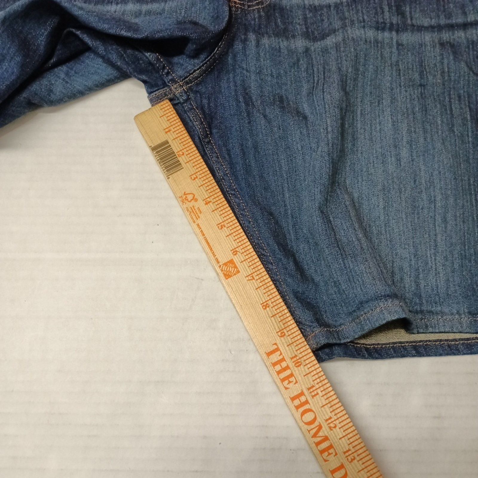 Lee Lee Men's Size 42 Regular Jean Shorts Blue 10" Inseam Denim Size US 42 / EU 58 - 2 Thumbnail