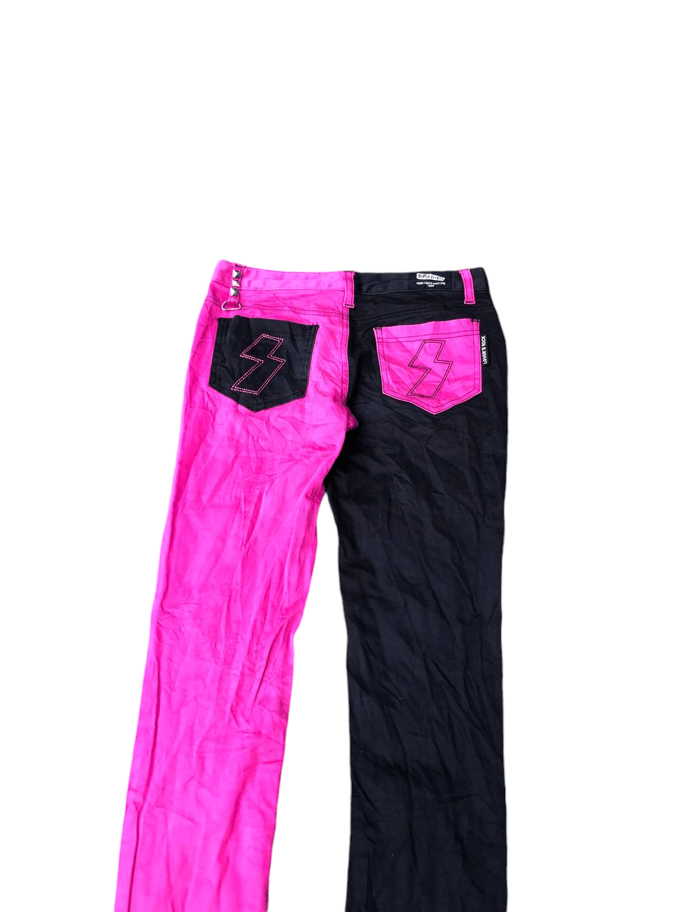 Japanese Brand Super lovers rock Balck pink Pants Size 27" / US 4 / IT 40 - 8 Thumbnail