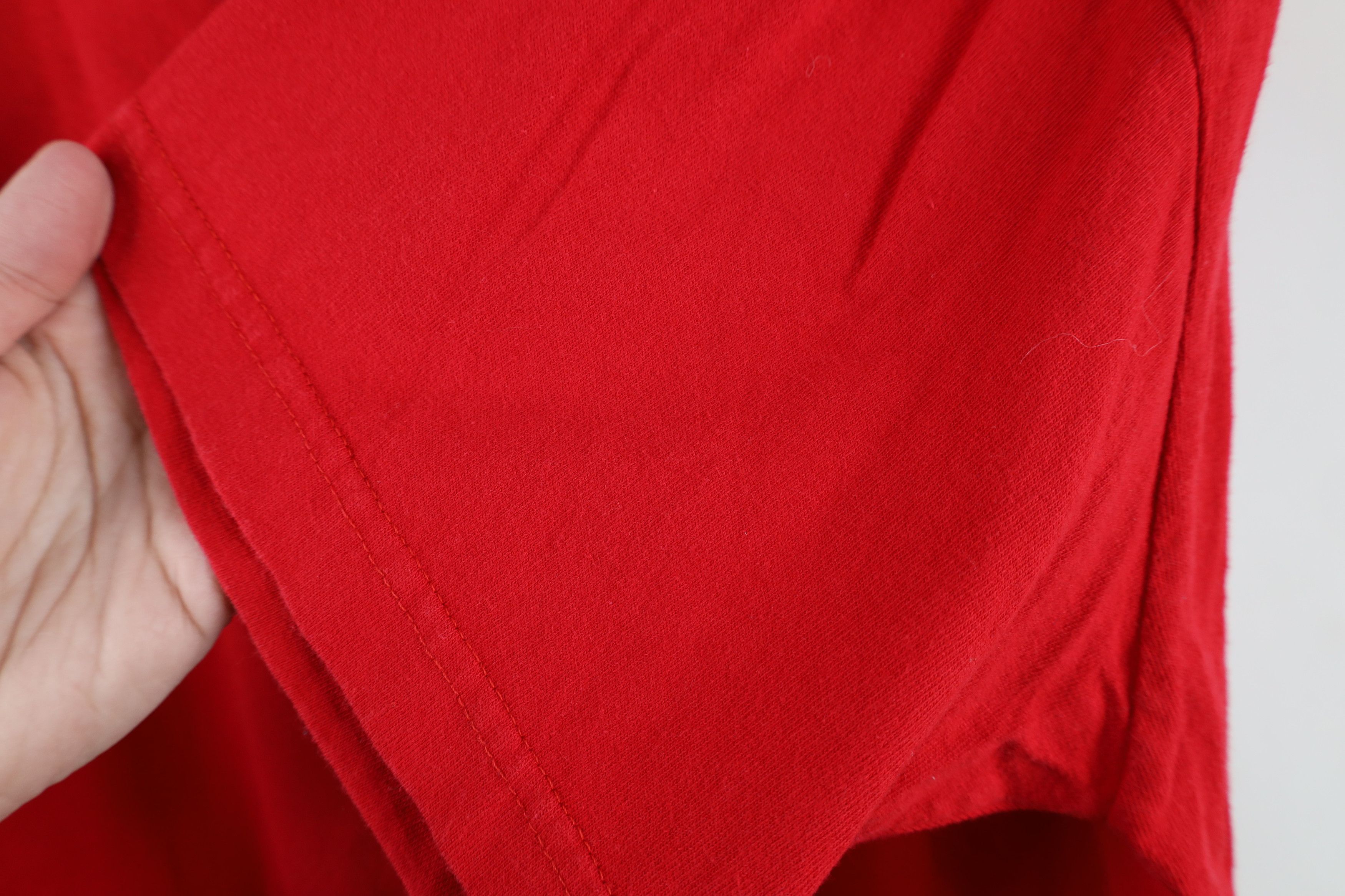 Nautica × Vintage Vintage 90s Nautica Baggy Fit Cotton T-Shirt Red USA Size US L / EU 52-54 / 3 - 9 Thumbnail