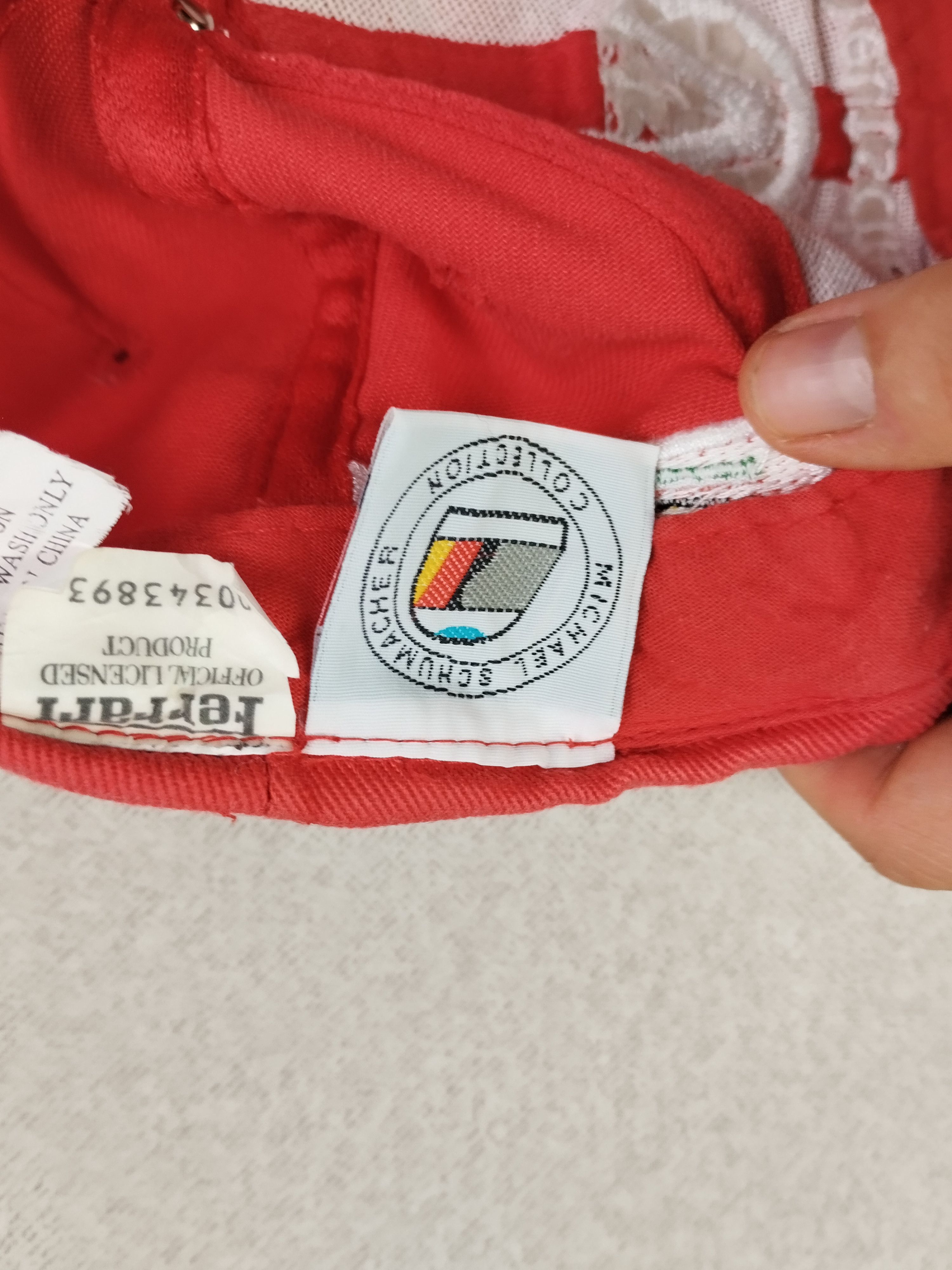 Ferrari Schumacher Formula 1 Champ Ferrari Hat 2000 Racing OS Cap Size ONE SIZE - 3 Thumbnail