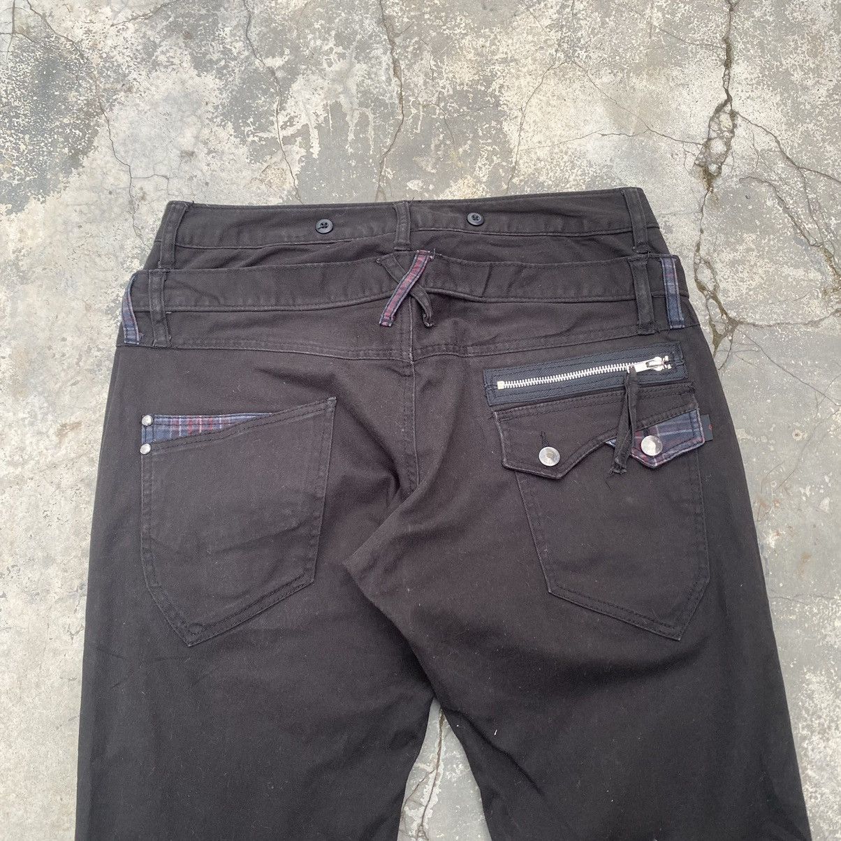Japanese Brand WILD KHAKIS Double Waist Jeans Size US 32 / EU 48 - 4 Thumbnail