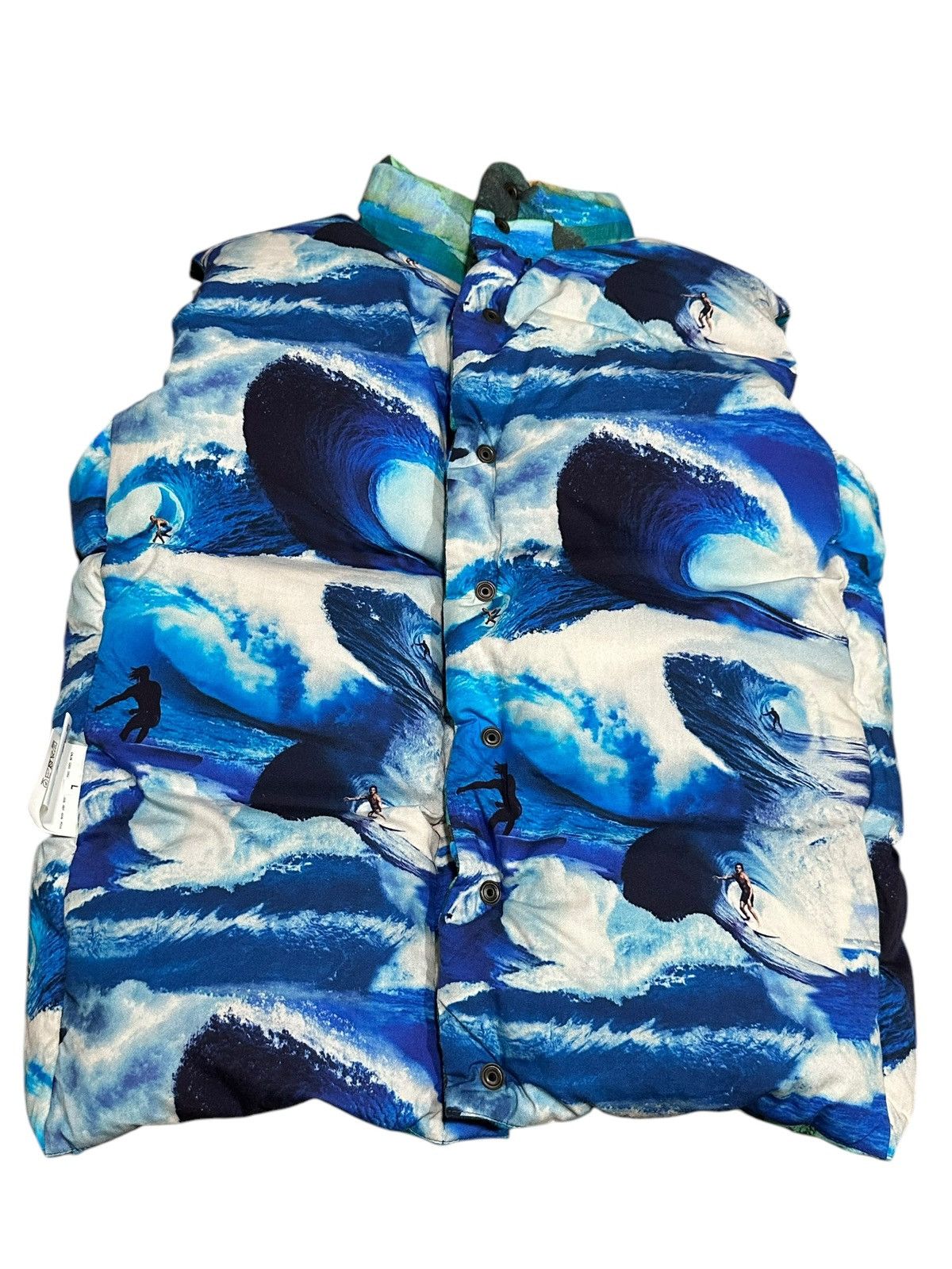 ERL ERL Printed Padded Gillet Vest Size US L / EU 52-54 / 3 - 7 Thumbnail