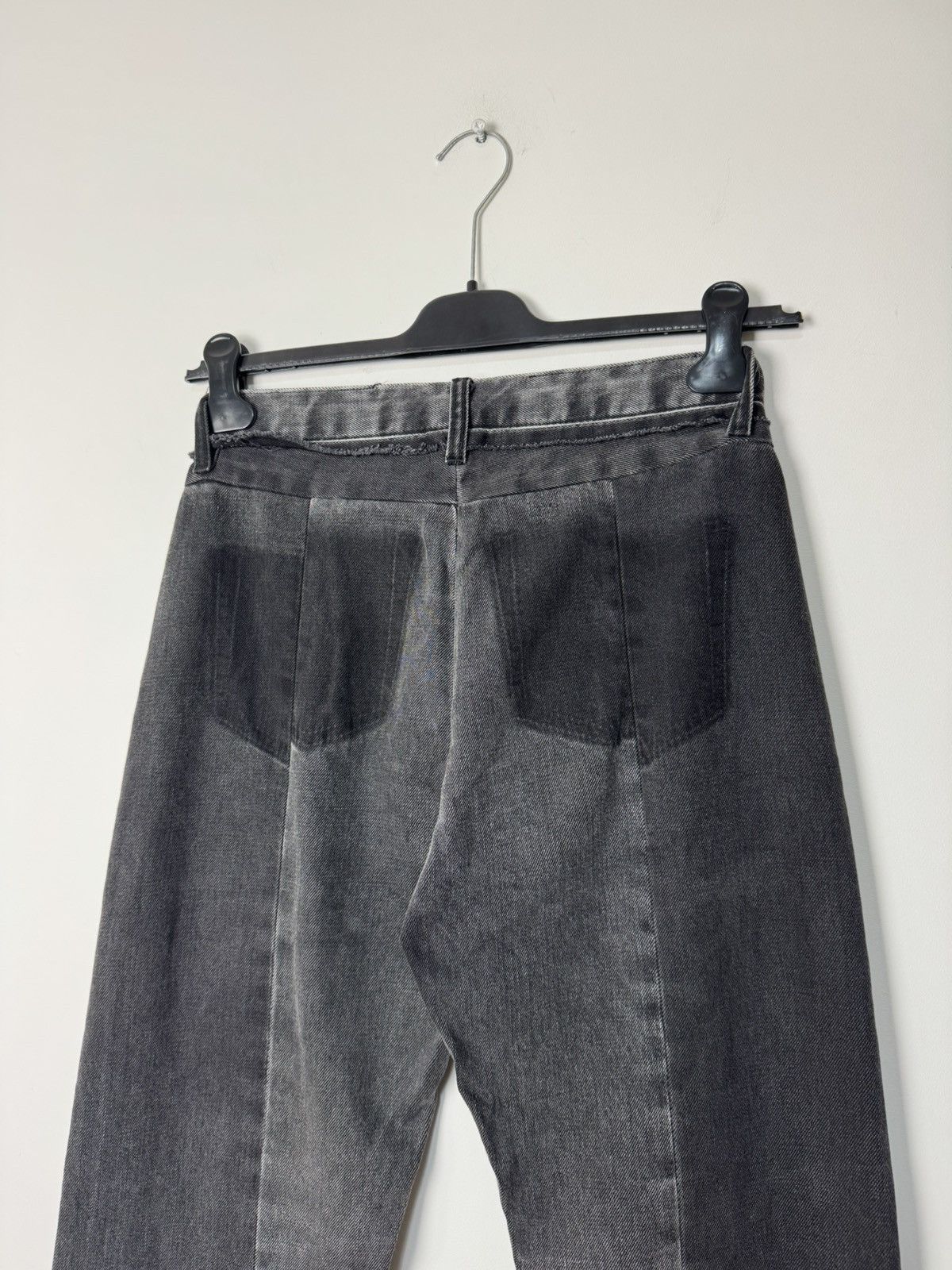 Maison Margiela Maison Margiela Black Deconstructed Hybrid Jeans Line 1 Size 27" / US 4 / IT 40 - 7 Thumbnail