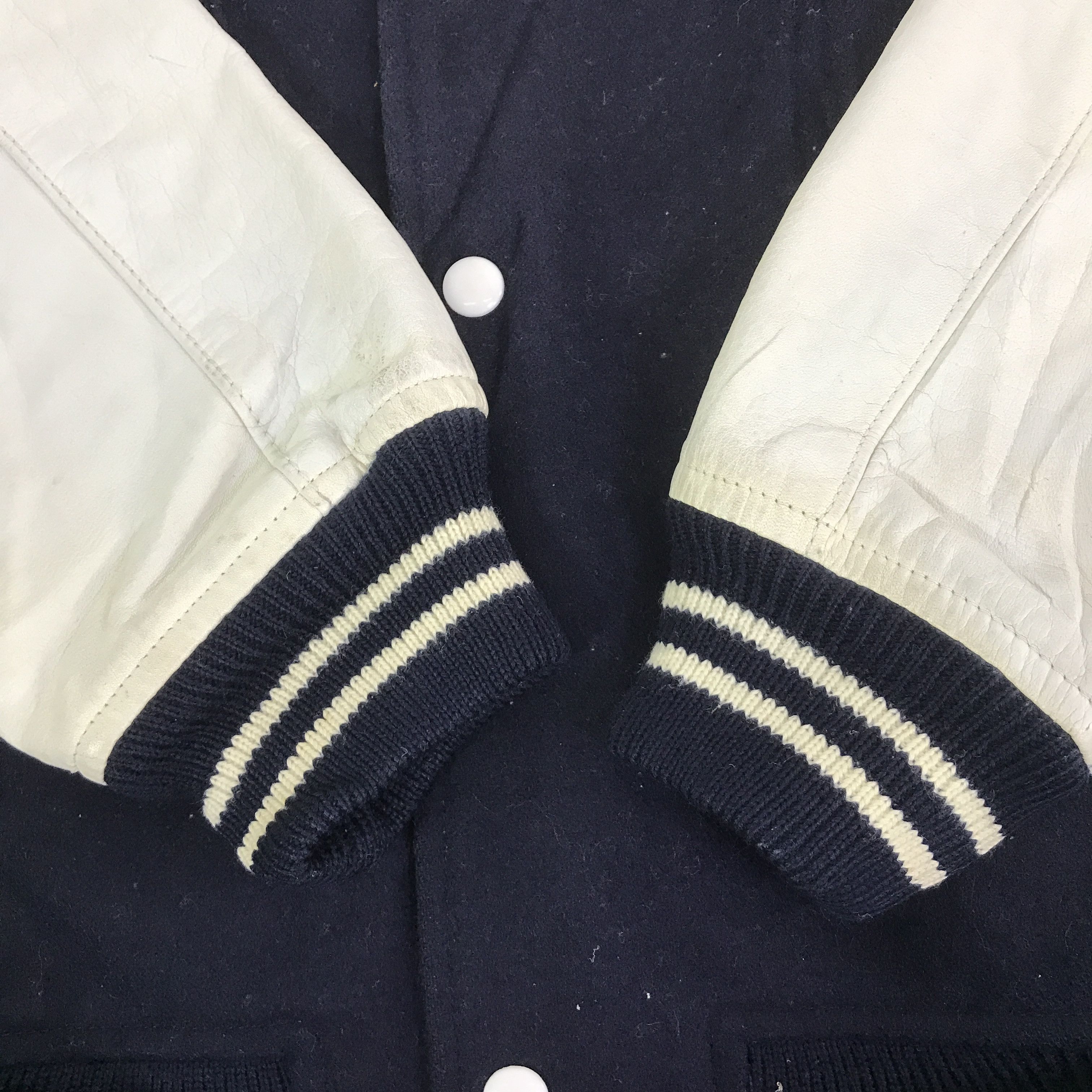 Japanese Brand VOX JAPAN STYLE VARSITY WOOL JACKET K105B6 Size US L / EU 52-54 / 3 - 9 Thumbnail