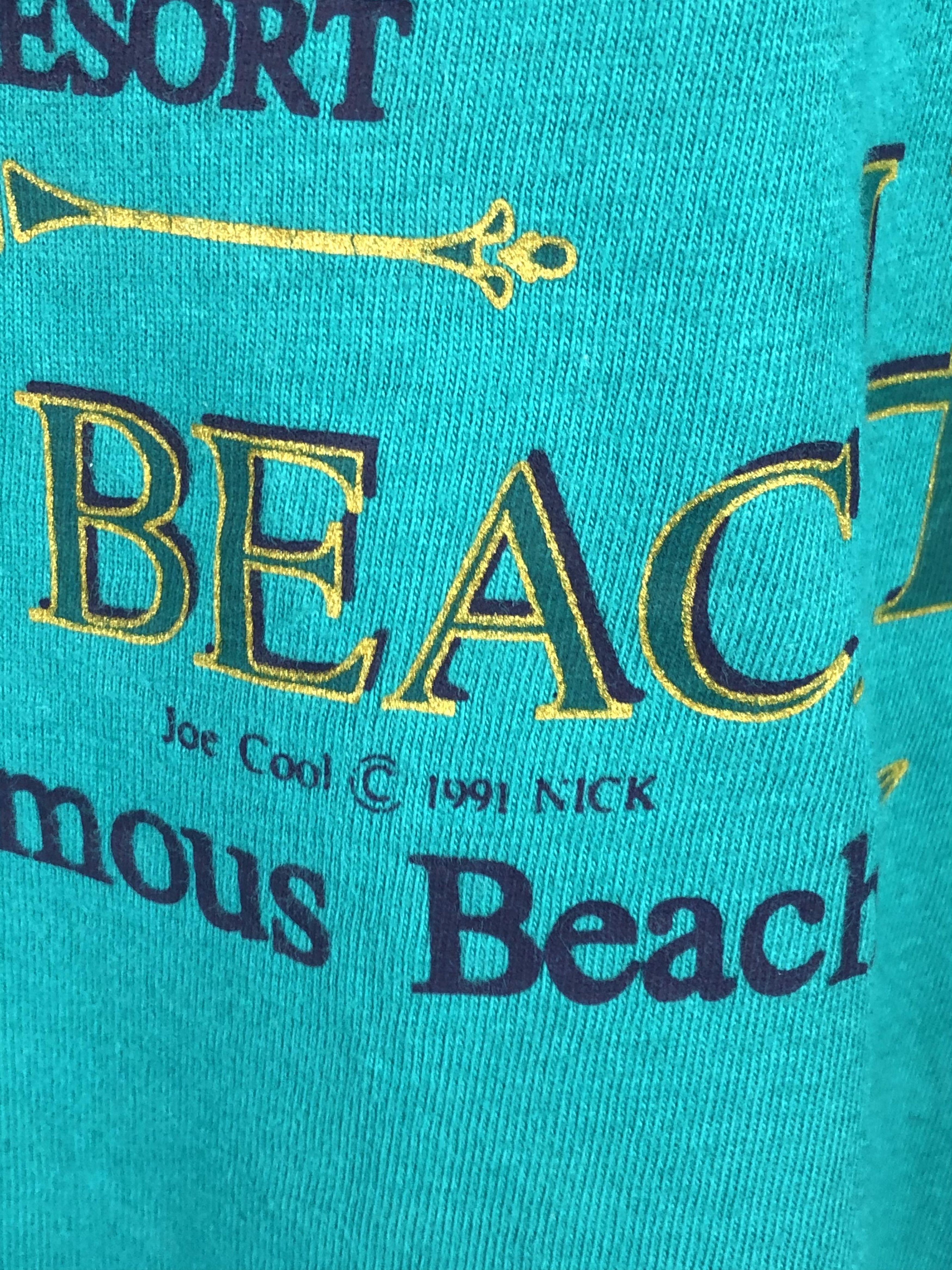 Hanes Vintage 90s Daytona Beach T Shirt TA0349 Size US XL / EU 56 / 4 - 8 Thumbnail
