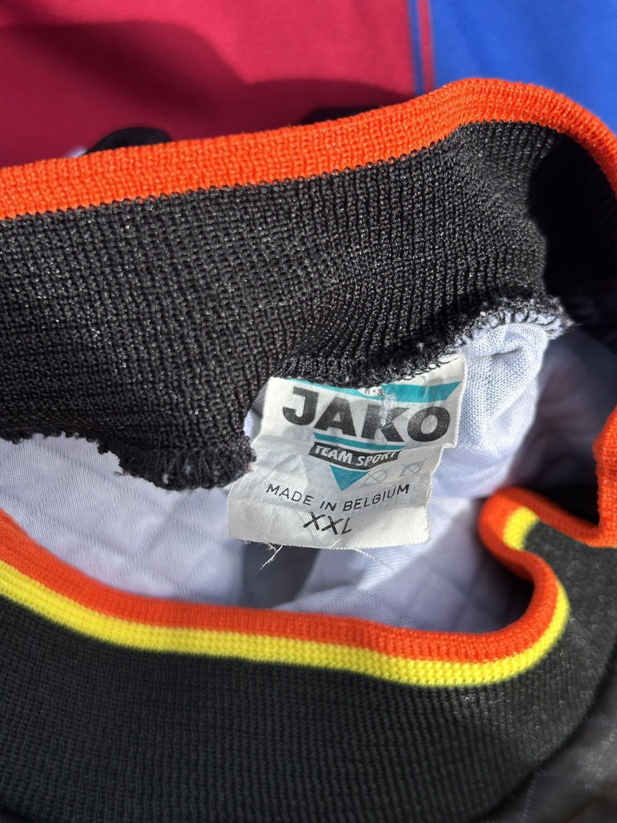 Vintage 90s Vintage Jako FSV Kitzscher #19 GK Soccer Jersey Size US XXL / EU 58 / 5 - 8 Thumbnail