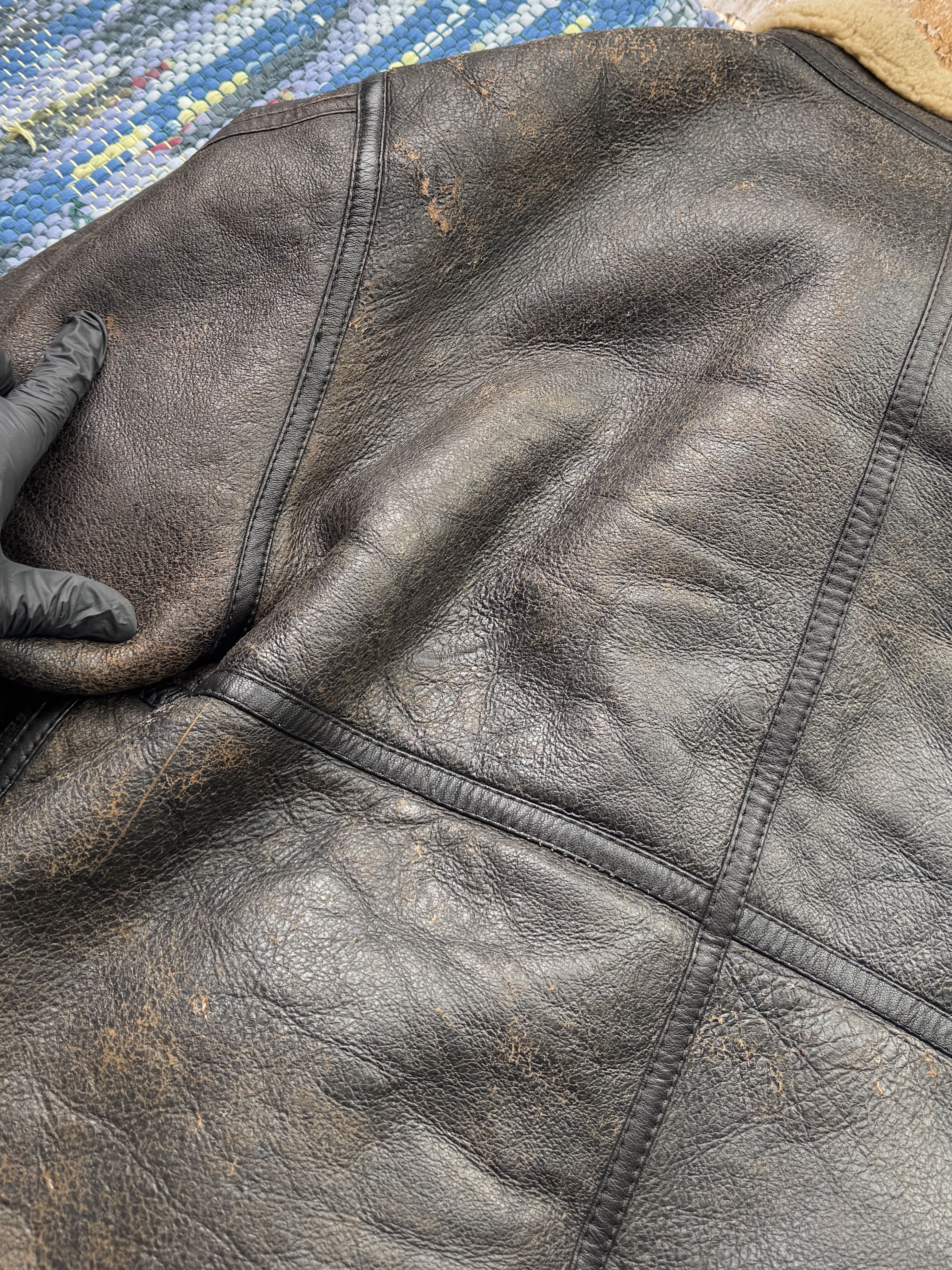 Vintage Vintage Real Sheepskin Jacket A683D15(464) Size US S / EU 44-46 / 1 - 14 Thumbnail