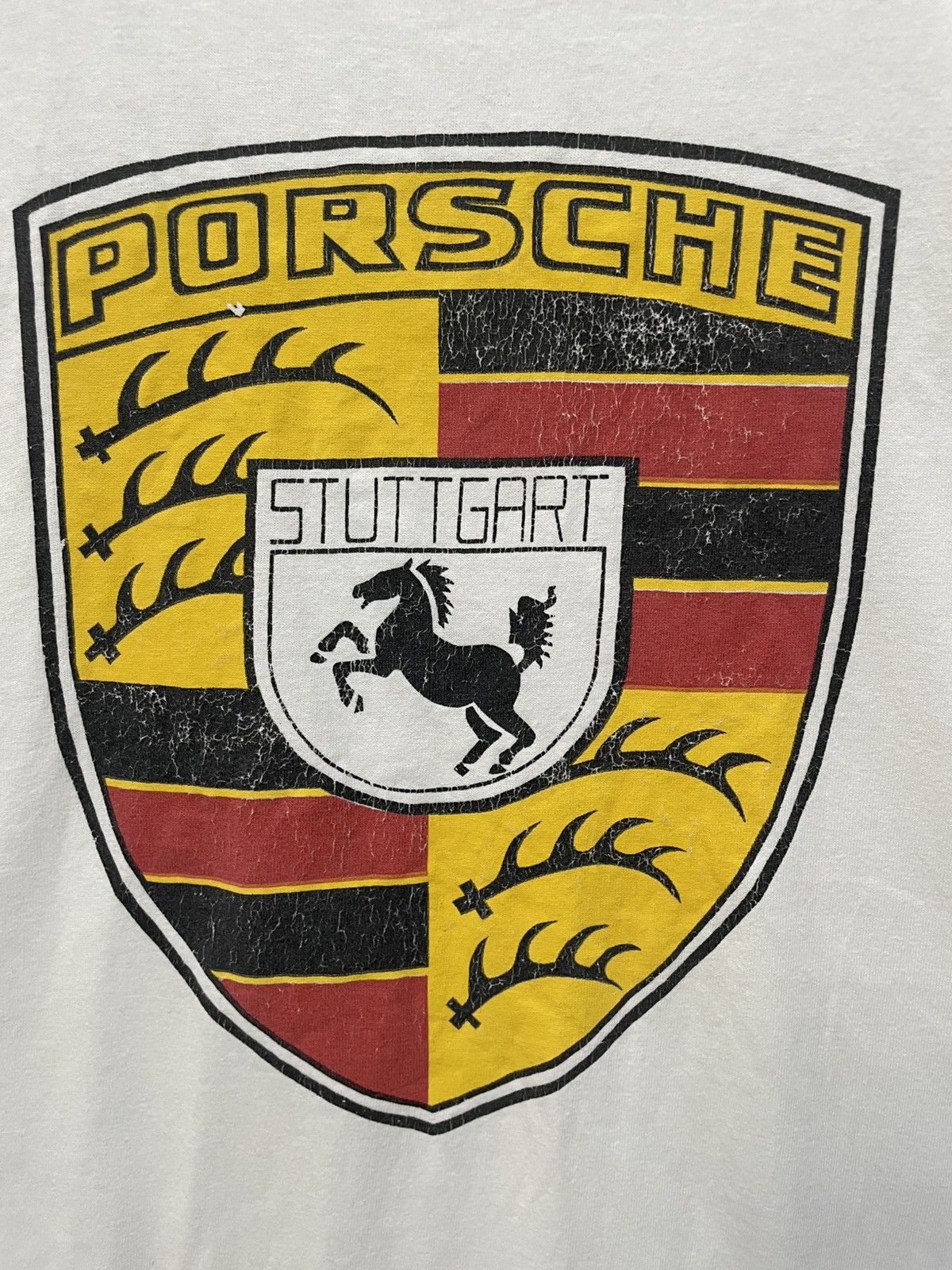 Vintage Vintage Porsche T-Shirt Size US L / EU 52-54 / 3 - 3 Thumbnail