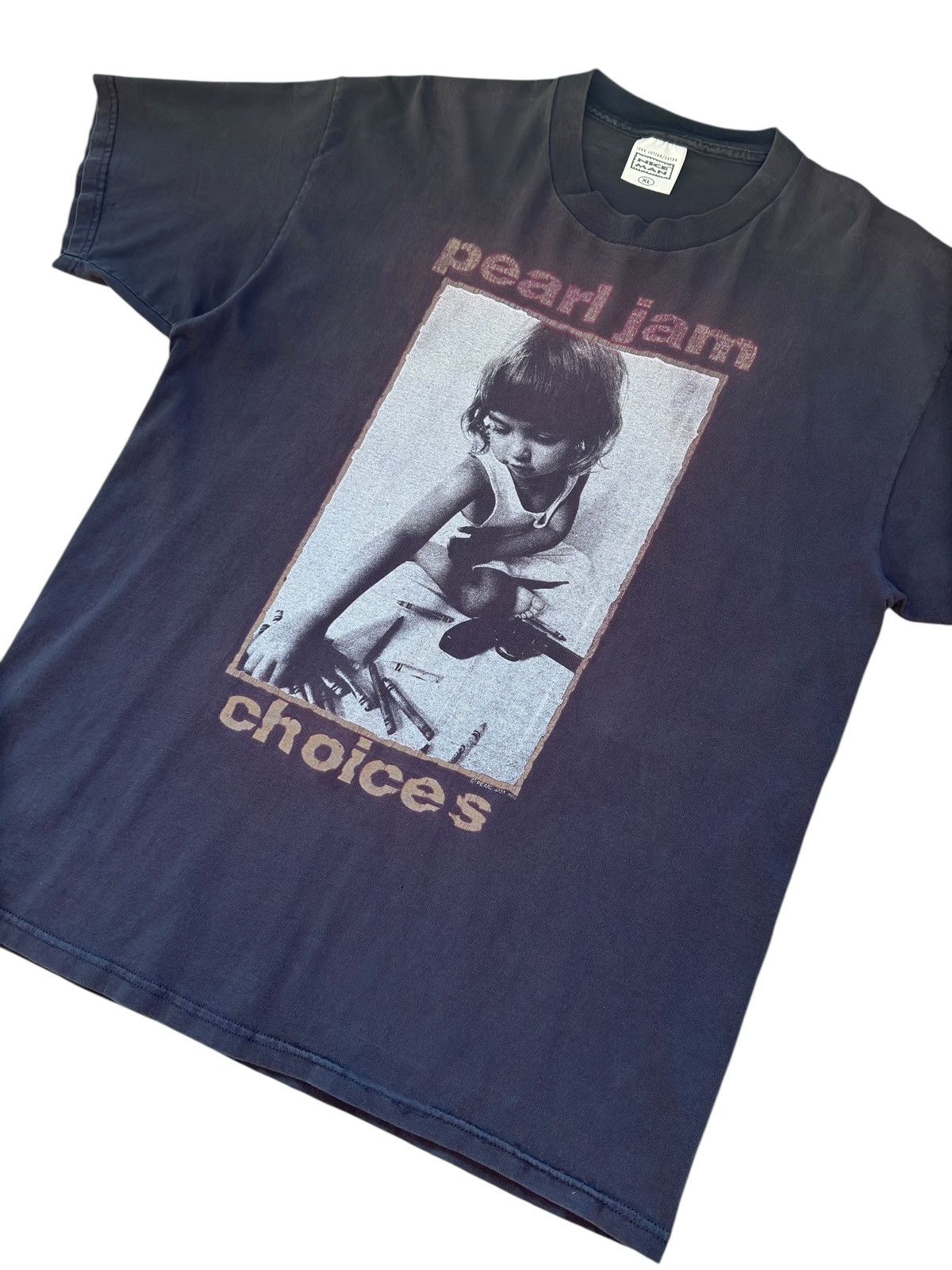 Band Tees RARE Vintage 1992 Original Pearl Jam ‘choices’ Tee Shirt Size US XL / EU 56 / 4 - 3 Thumbnail