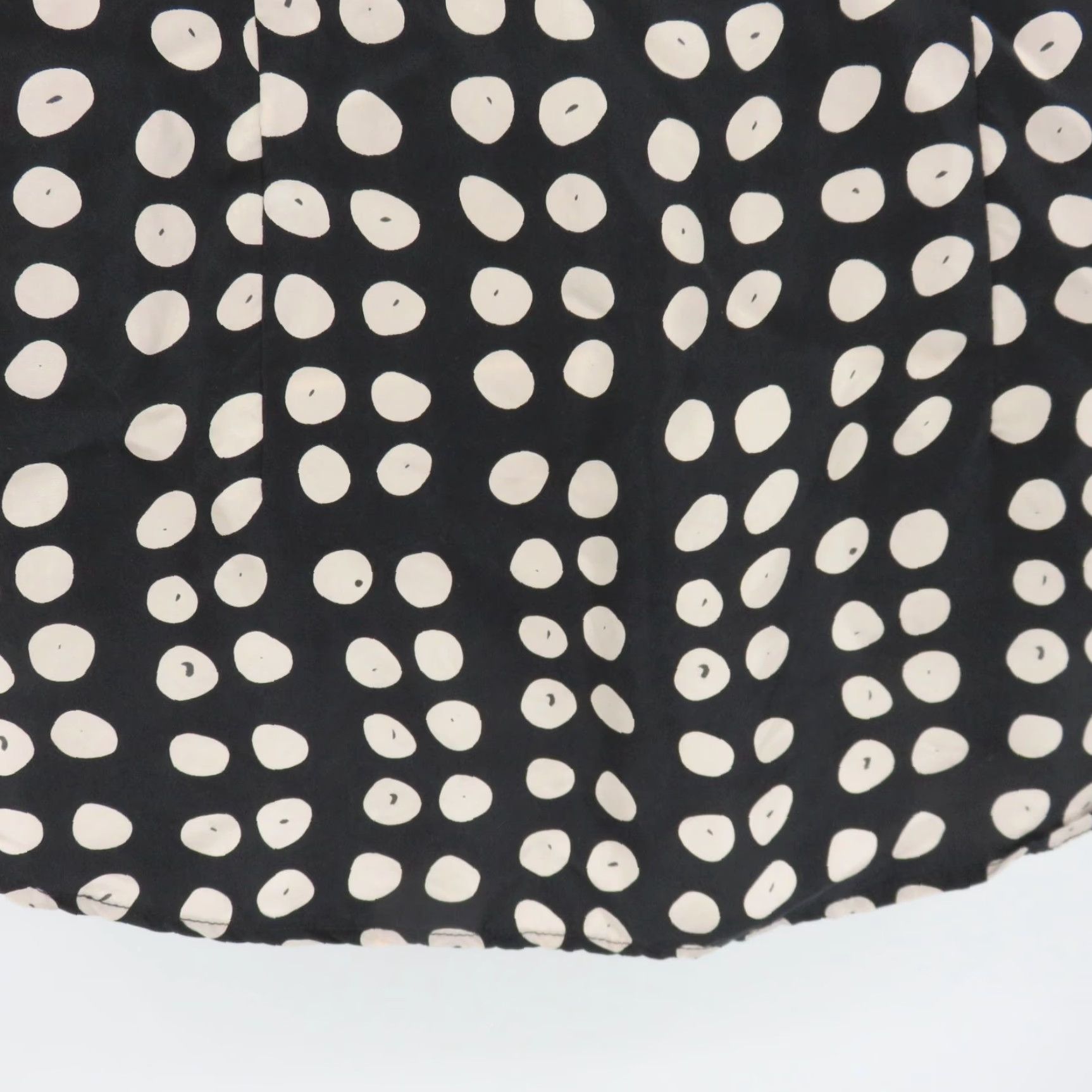 Vintage Cabi Button-Up Shirt Womens XS Black Silk Polka Dot Collar Long Sleeve Size XS / US 0-2 / IT 36-38 - 6 Thumbnail