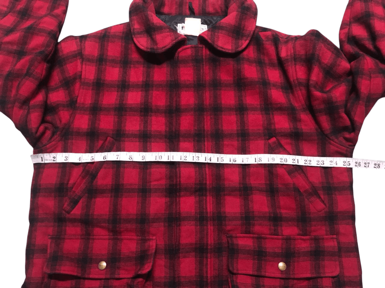 L.L. Bean VINTAGE LL.BEAN PLAID MACKINAW HUNTING 80s WOOL COAT JACKET Size US M / EU 48-50 / 2 - 18 Thumbnail
