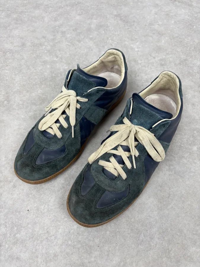 Maison Margiela Martin Margiela Blue Replica Suede Leather Shoes Size US 9 / EU 42 - 3 Thumbnail