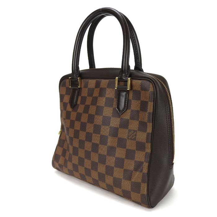 Louis Vuitton - Authenticated Brera Handbag - Leather Brown Plain for Women, Good Condition