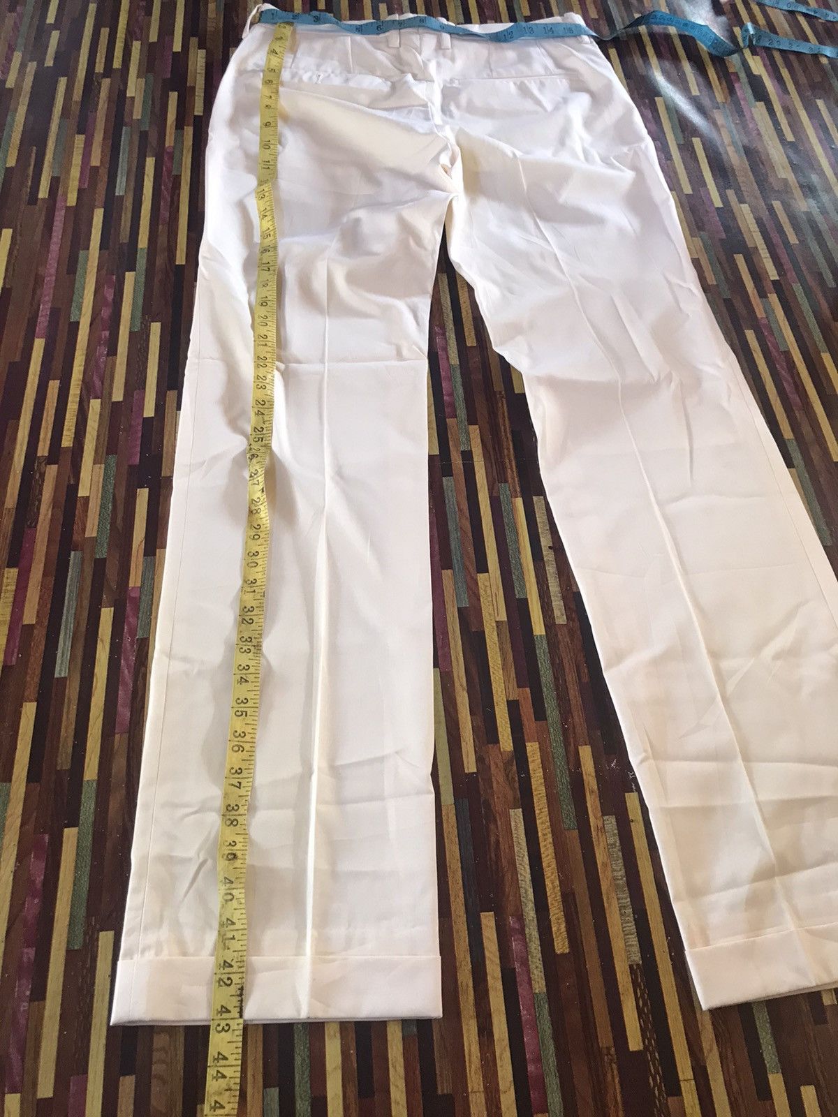 🔥🔥🔥 VTG WACKO MARIA SLACK PANTS handwritten wash tag