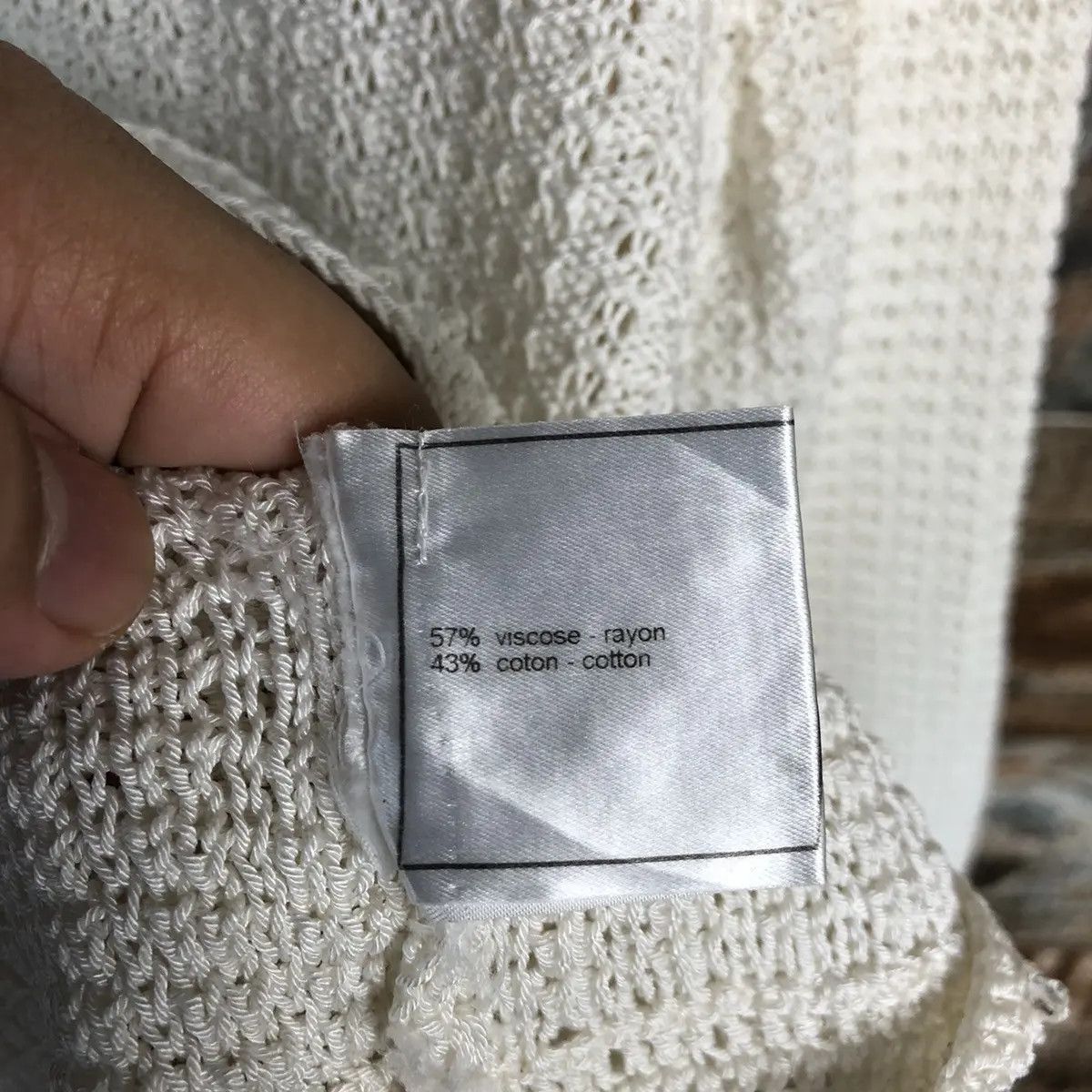 Chanel DL Chanel vintage crochet White Knitwear #A1717 Size XS / US 0-2 / IT 36-38 - 11 Thumbnail