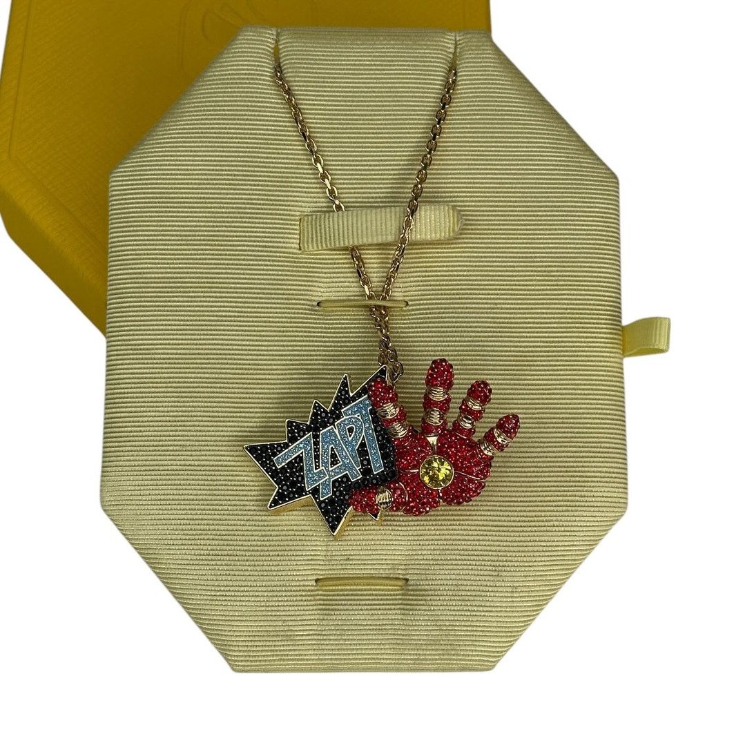 Swarovski Swarovski Iron Man Marvel Necklace Pendant brooch Unisex Size ONE SIZE - 2 Thumbnail
