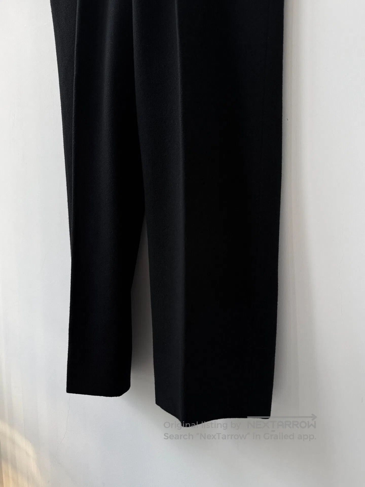 Yohji Yamamoto black wool wide-leg trousers by yohji yamamoto. Size US 44 / EU 60 - 2 Thumbnail