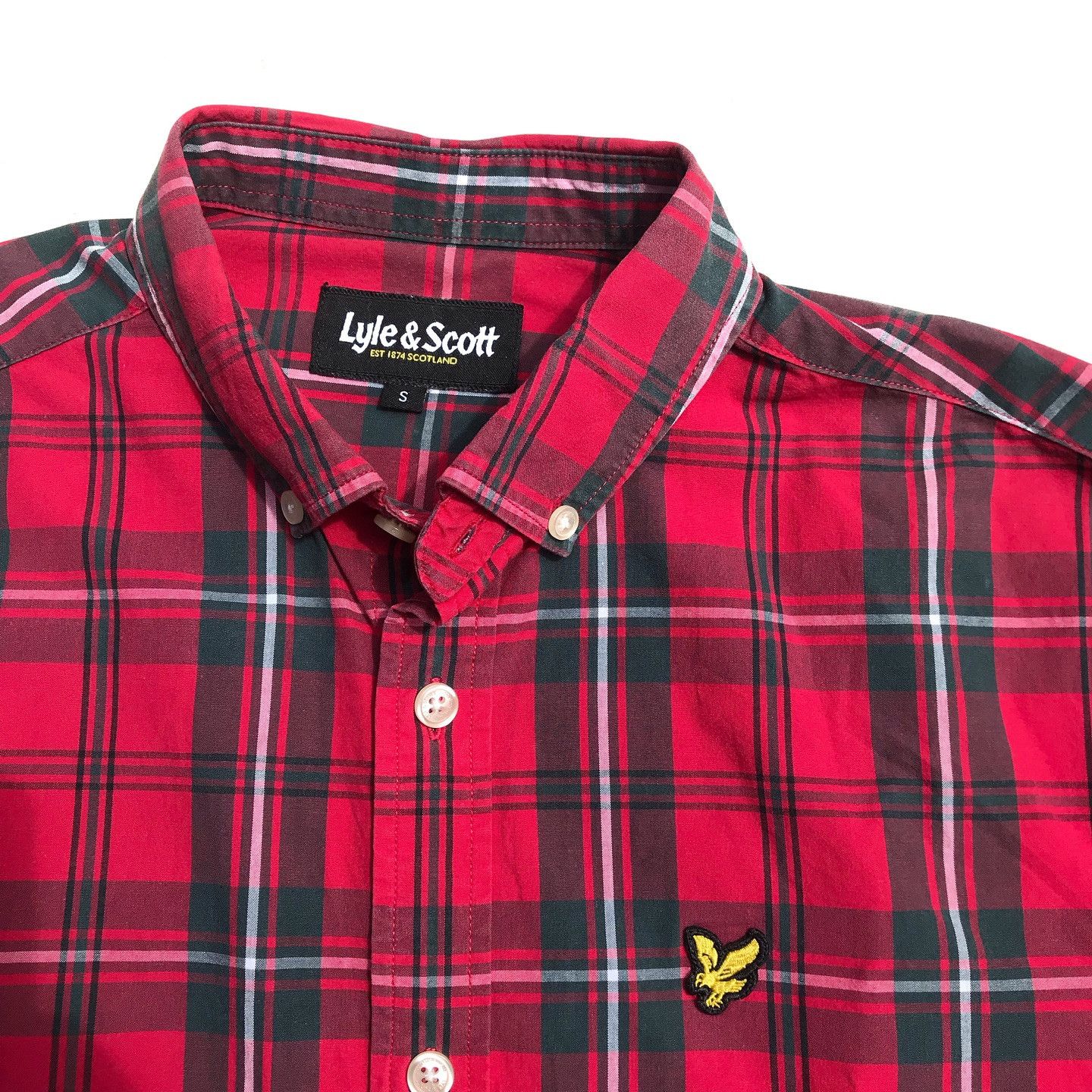 Lyle & Scott Lyle And Scott plaid Tartan Scotland iconic gingham Shirt Size US S / EU 44-46 / 1 - 1 Thumbnail