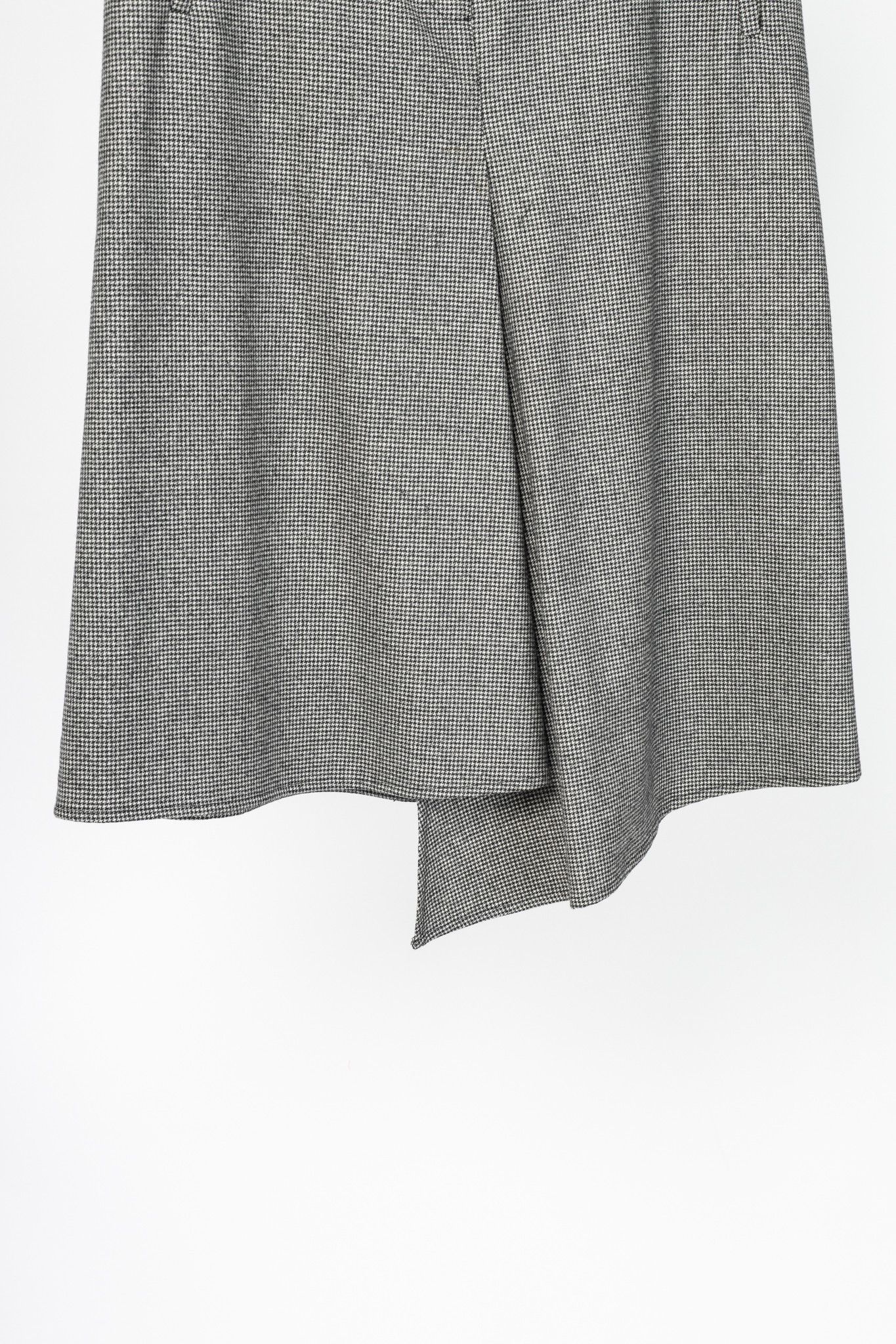 Tibi Tibi Black & Ivory Baby Houndstooth Slouch Skirt Size 27" / US 4 / IT 40 - 6 Thumbnail