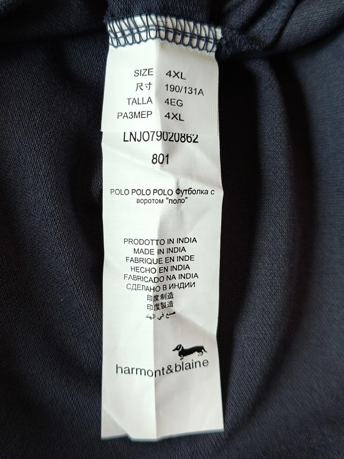 Harmont & Blaine Harmont & Blaine Shortsleeves Polo Shirt ASM / 36 Size US XXL / EU 58 / 5 - 7 Thumbnail