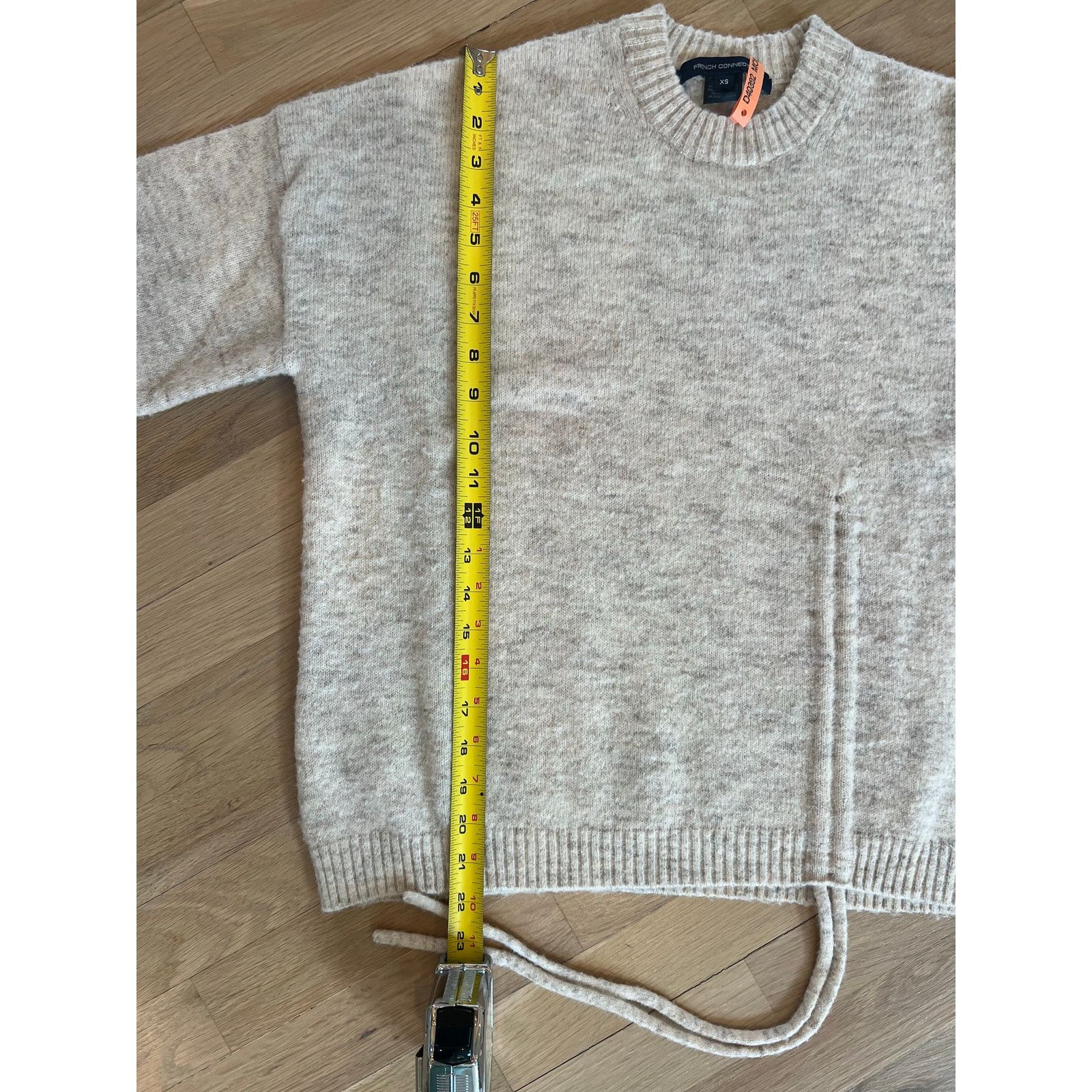 French Connection French Connection Kezia Oatmeal Melange Sweater (Sz S) Size S / US 4 / IT 40 - 4 Thumbnail