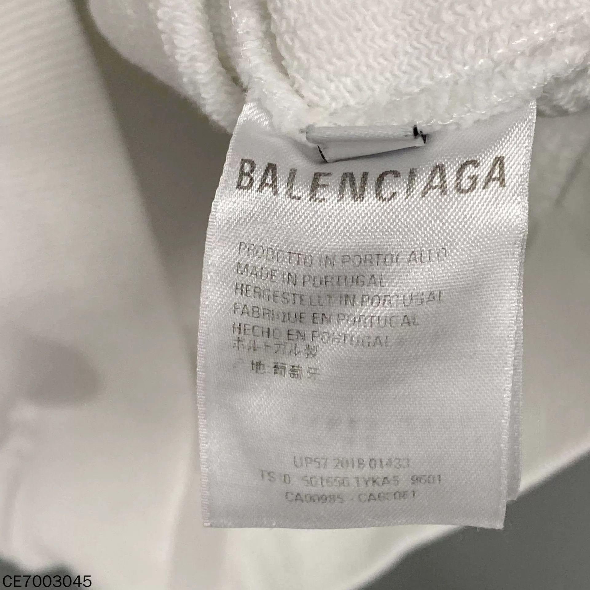 Balenciaga Balenciaga White & Pink Double B Hoodie Men's S Size US S / EU 44-46 / 1 - 5 Thumbnail