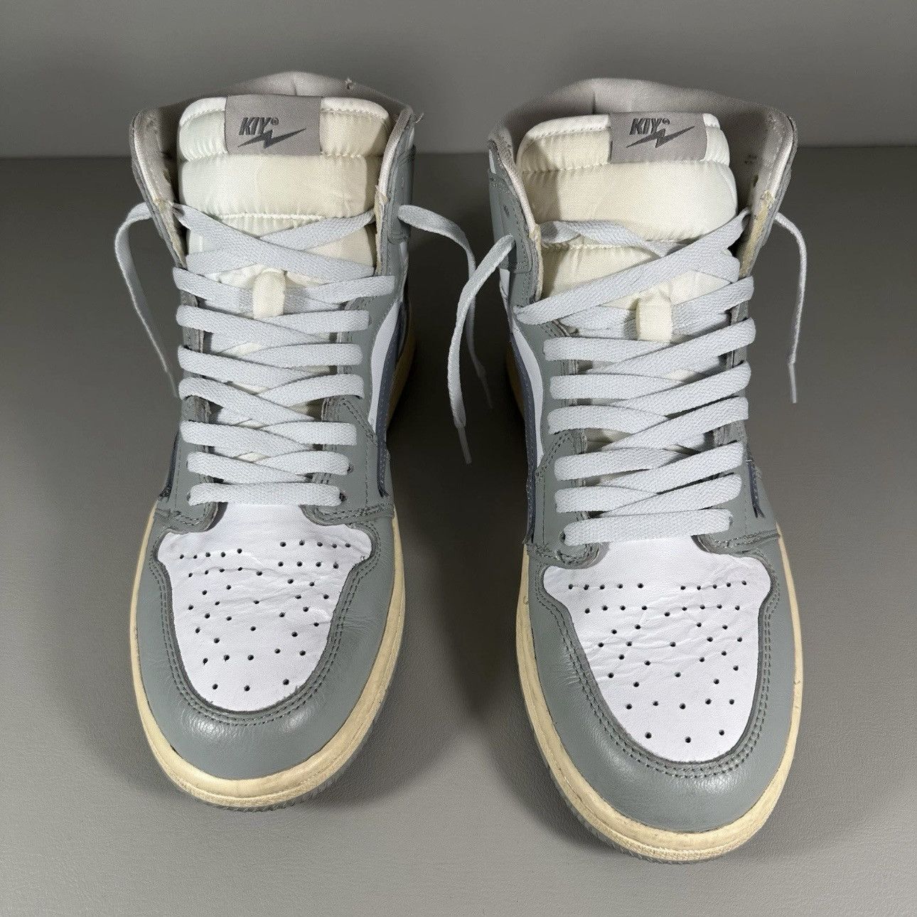 Reves Paris Rare Kool Kiy ‘85 Reves Paris Hi Cool Grey Sneakers Size US 10.5 / EU 43-44 - 6 Thumbnail