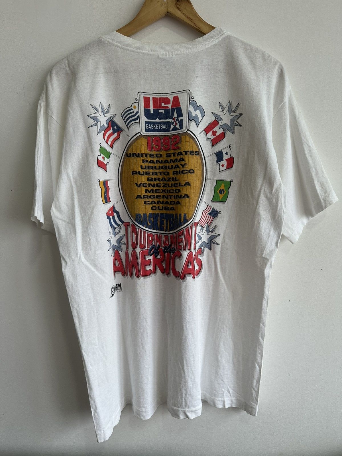 NBA × Salem Sportswear × Vintage Vintage 90’s USA Team Basketball Olympic Champions Salem Size US L / EU 52-54 / 3 - 4 Thumbnail