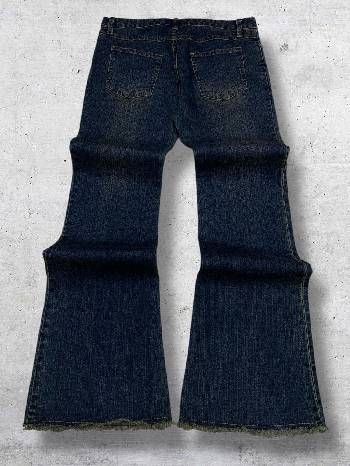 Tornado Mart VINTAGE JOUERAUX JAPAN DESIGNER 90S CLASSIC FLARED CUT DENIM Size US 29 - 8 Thumbnail