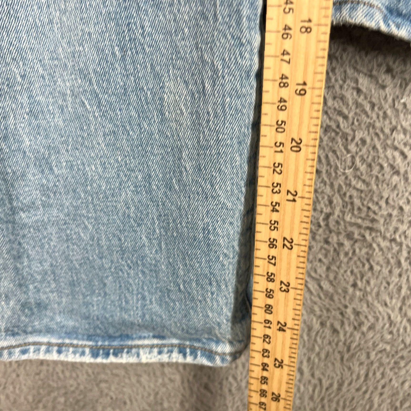 Levi's VINTAGE Levi's Jeans Ribcage Regular Ankle Size 25 Blue Cotton Denim 5-Pocket 25in Inseam Womens Size 42" / US 20 - 7 Thumbnail