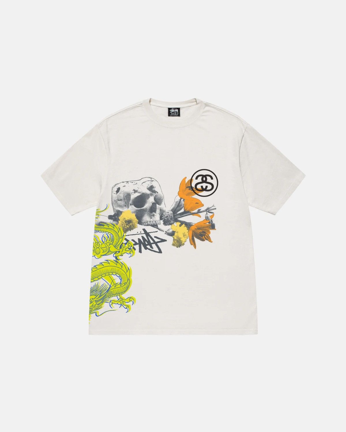 Stussy Stussy Strike Pigment Dyed Tee - Natural Size US XL / EU 56 / 4 - 2 Thumbnail