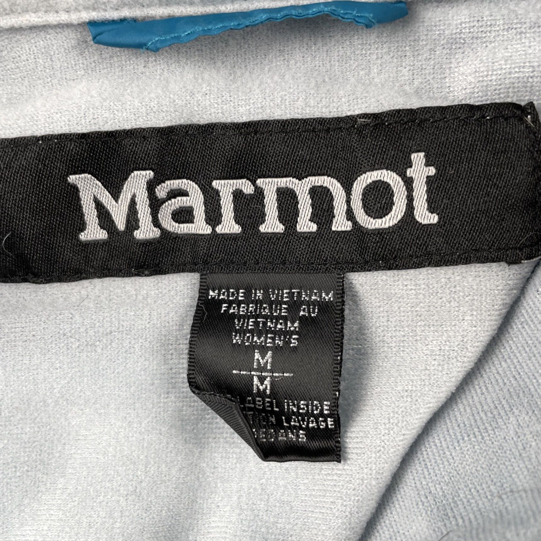 Marmot Marmot Women’s Jacket Windbreaker Two Tone Blue Zip Sweat Lined Fleece Teal M Size M / US 6-8 / IT 42-44 - 7 Thumbnail