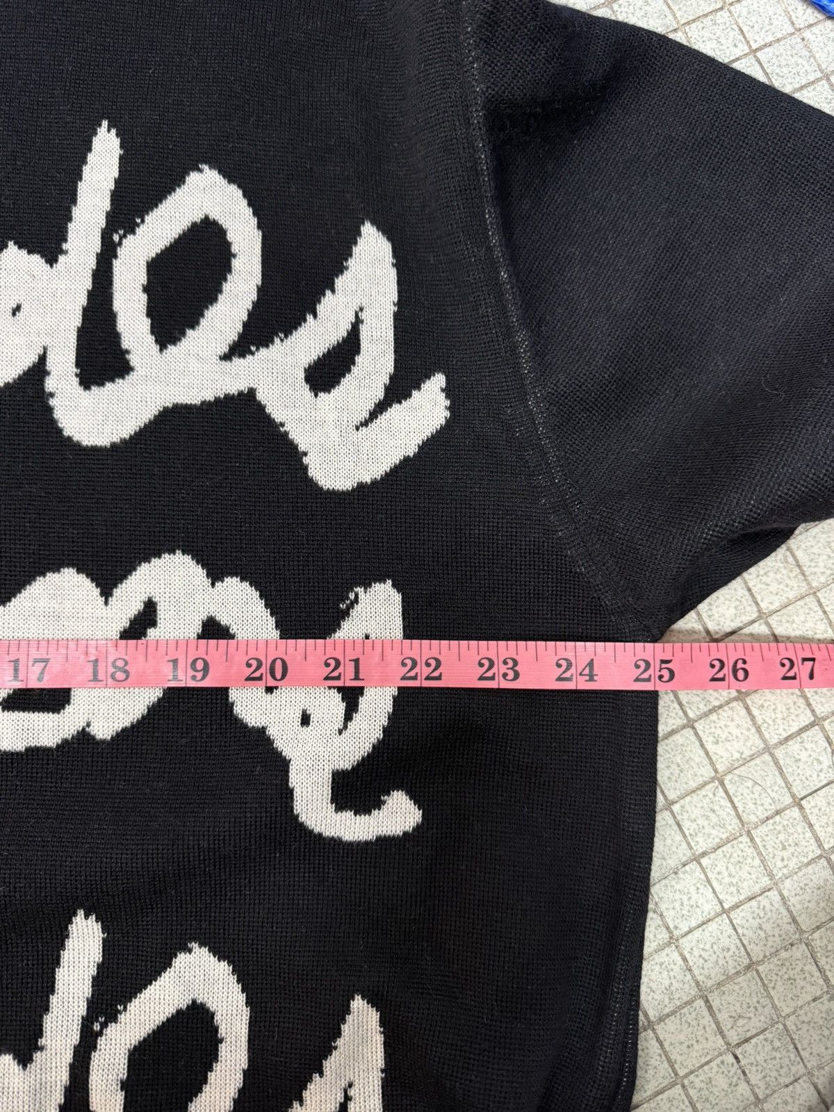 Comme des Garcons Comme des Garcons Spell Out Baggy Knitwear Size US M / EU 48-50 / 2 - 8 Thumbnail